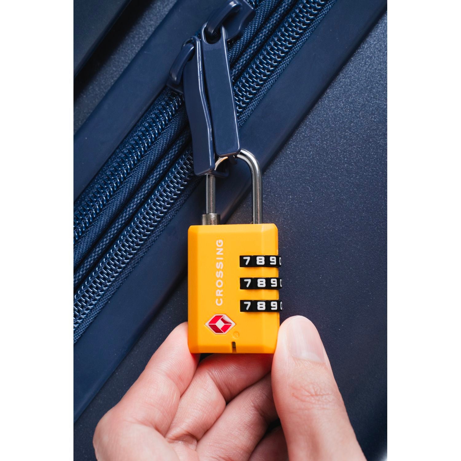 Crossing Ultra-Light TSA 3-Dial Travel Lock - Tuscany Yellow