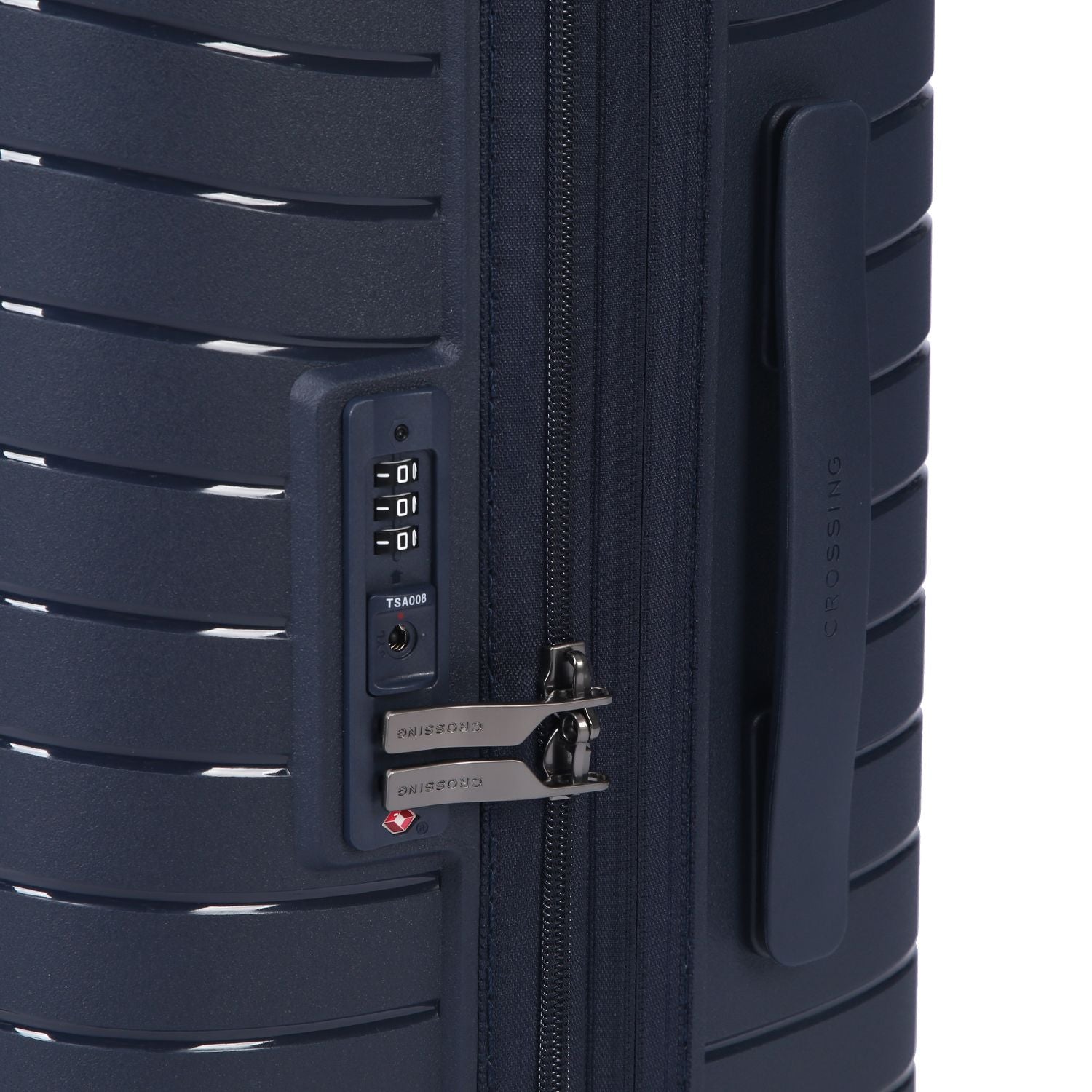 Crossing LYTE Polypropylene Medium Expandable Luggage - Navy
