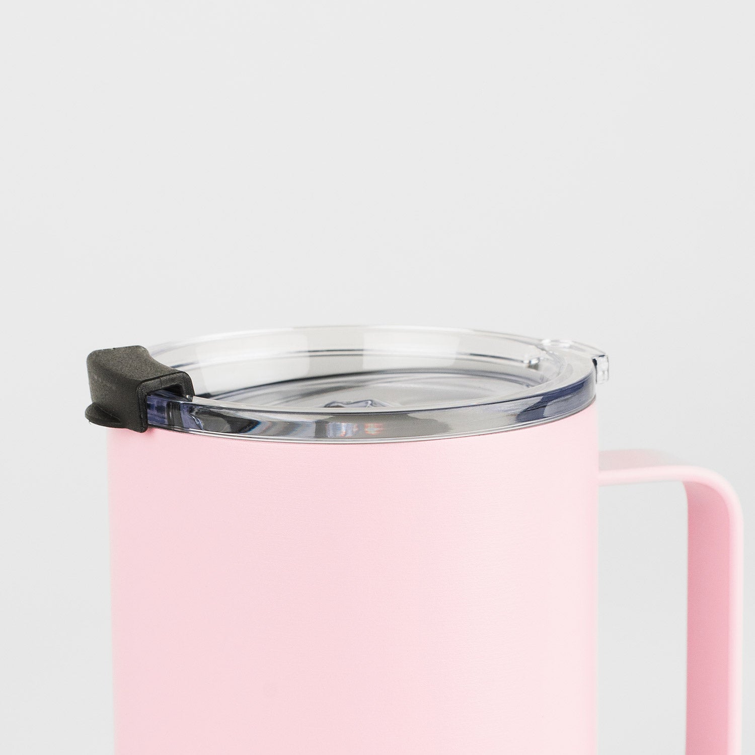 Crossing Neo Insulated S/S Ceramic Mug W Handle And Lid 420ml - Ballet Pink