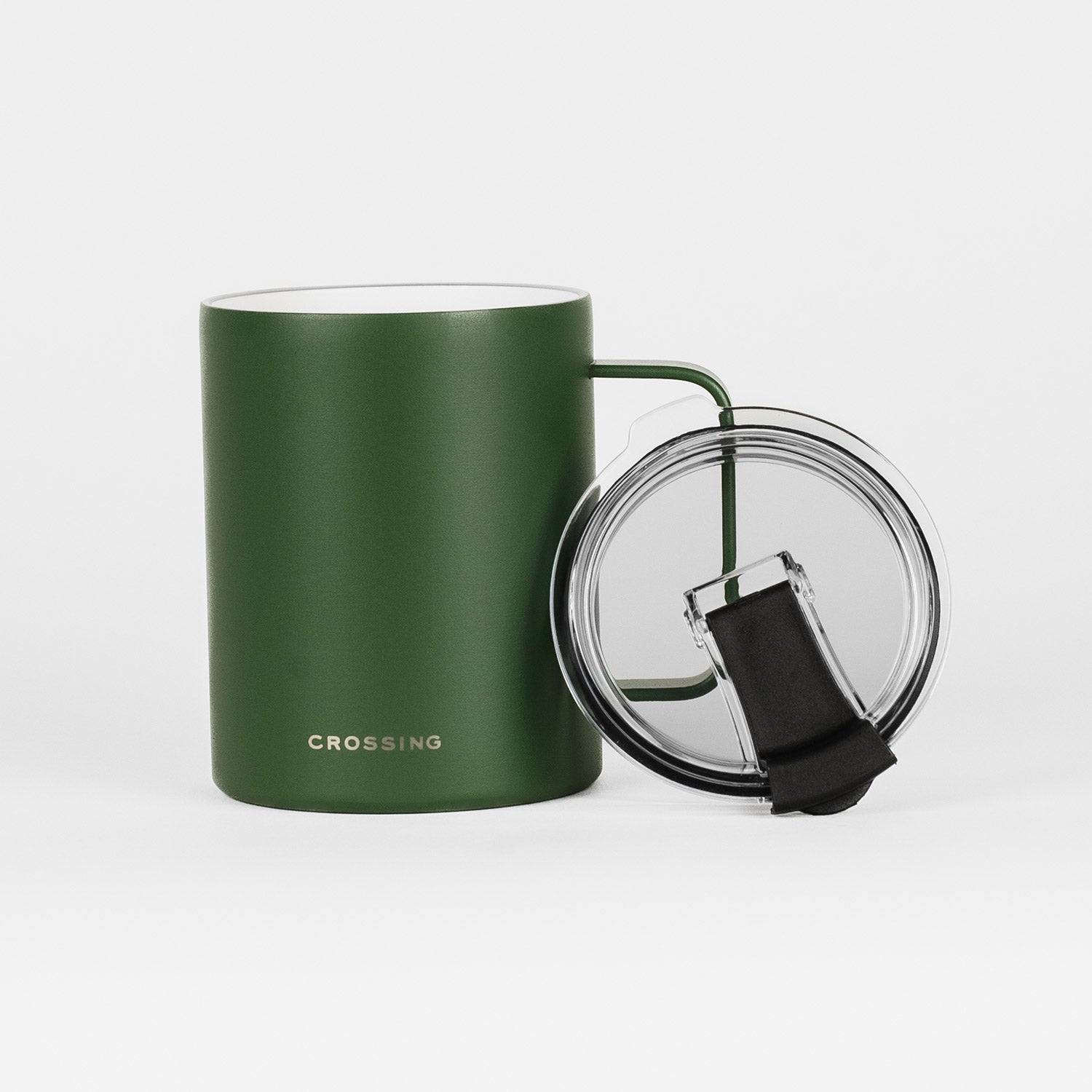 Crossing Neo Insulated S/S Ceramic Mug W Handle And Lid 420ml - Squash