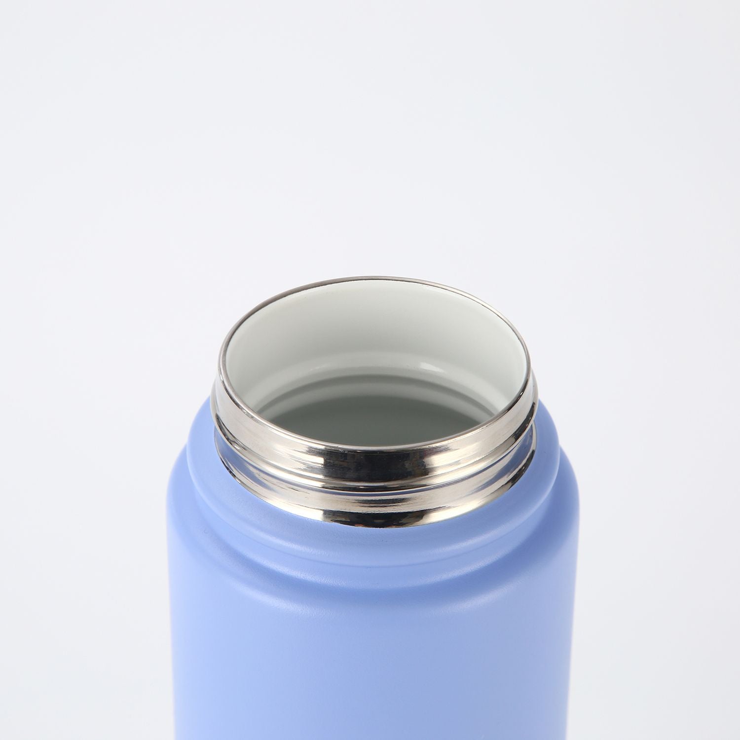 Crossing Urban Ceramic S/S Insulated Flat Cap Bottle With Handle 600ml - Heirloom Blue Cotton (Mix)