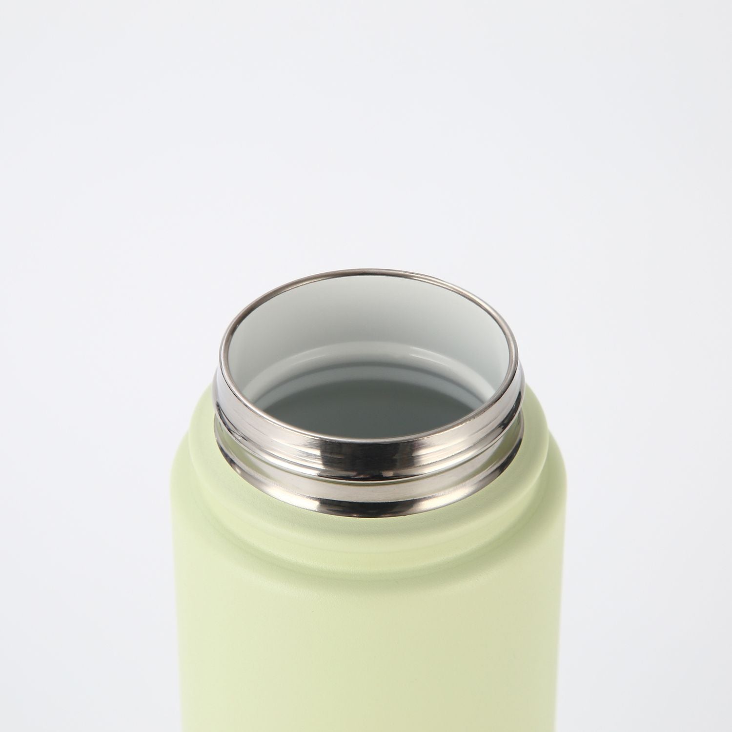 Crossing Urban Ceramic S/S Insulated Flat Cap Bottle With Handle 600ml - Pistachio Dusty Rose (Mix)