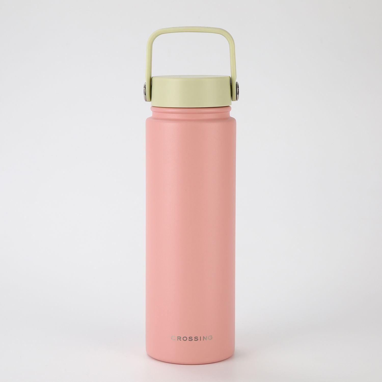Crossing Urban Ceramic S/S Insulated Flat Cap Bottle With Handle 720ml - Dusty Rose Pistachio (Mix)