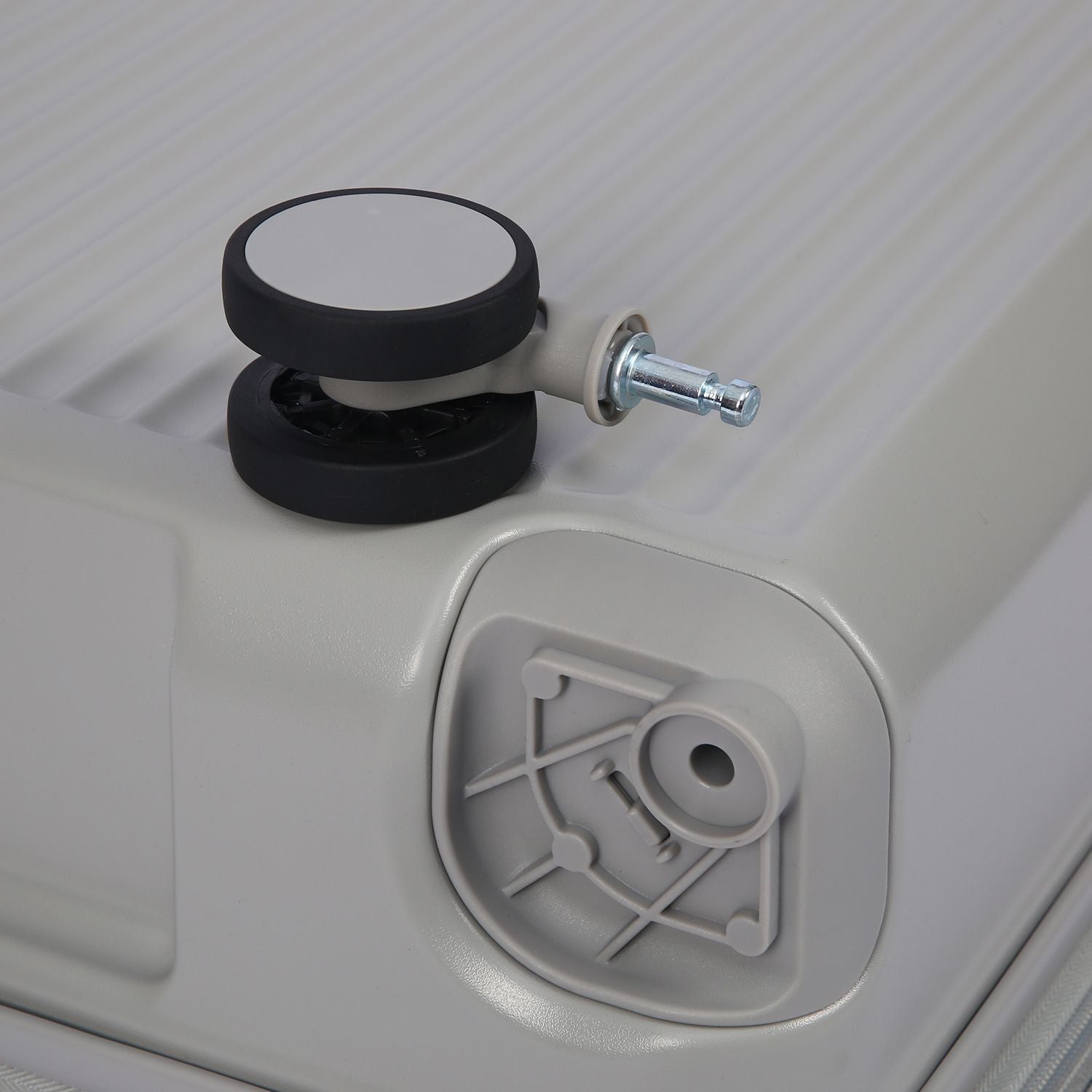 Crossing Vive Polycarbonate Expandable Carry On Luggage T20 - Grey