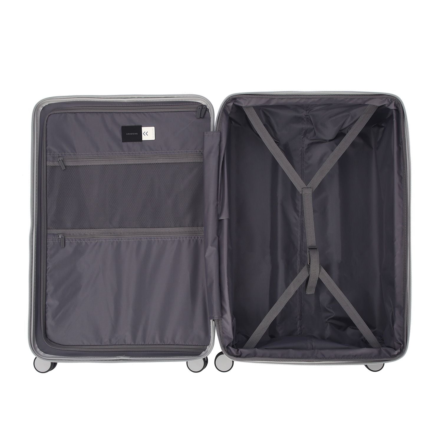 Crossing Vive Polycarbonate Expandable Large Luggage T30 - Grey