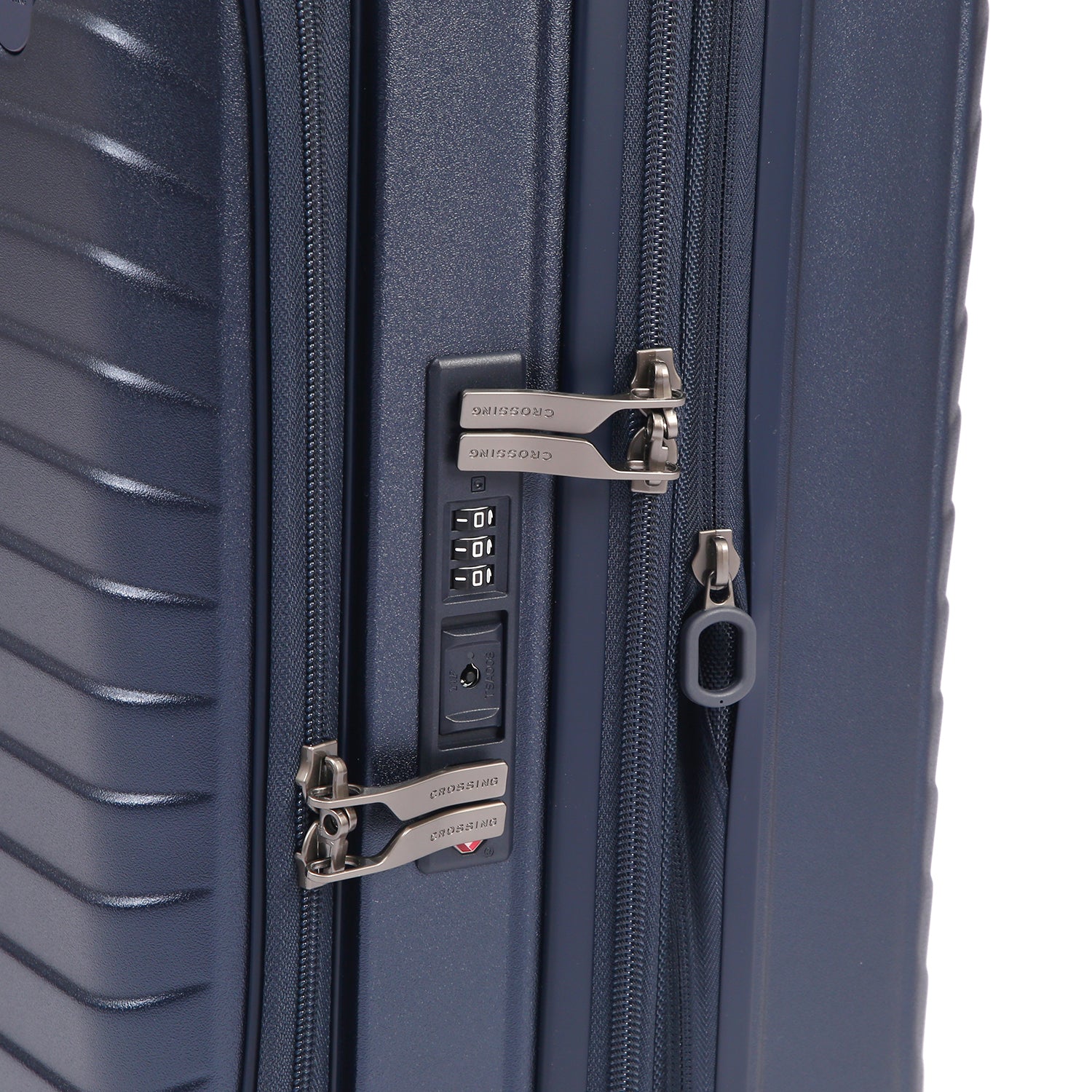CROSSING INVI 20" Carry On Expandable Luggage With Front & Middle Access V3 - Dark Blue