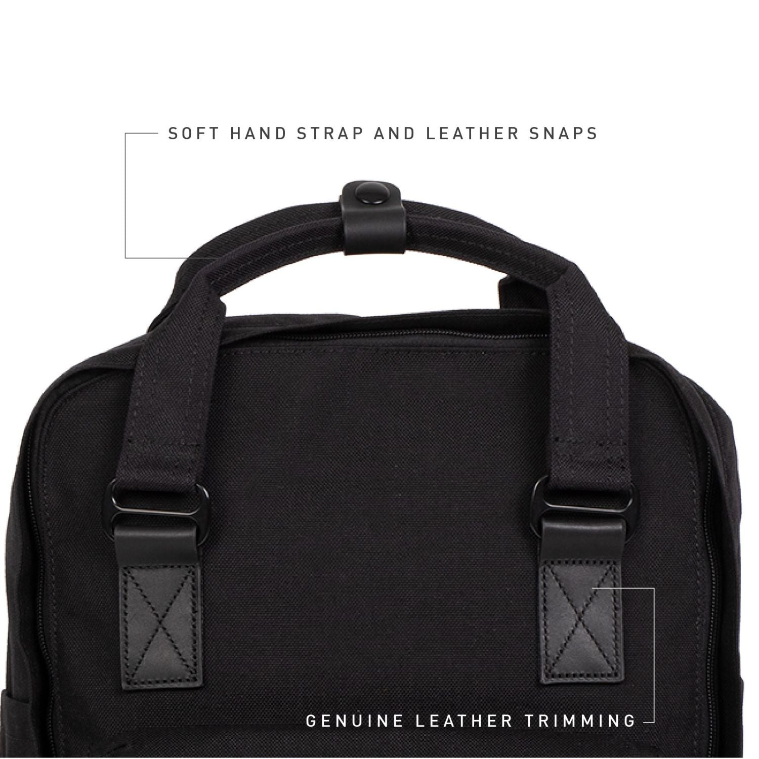 Doughnut Macaroon Large Cordura Black Series Backpack - Black