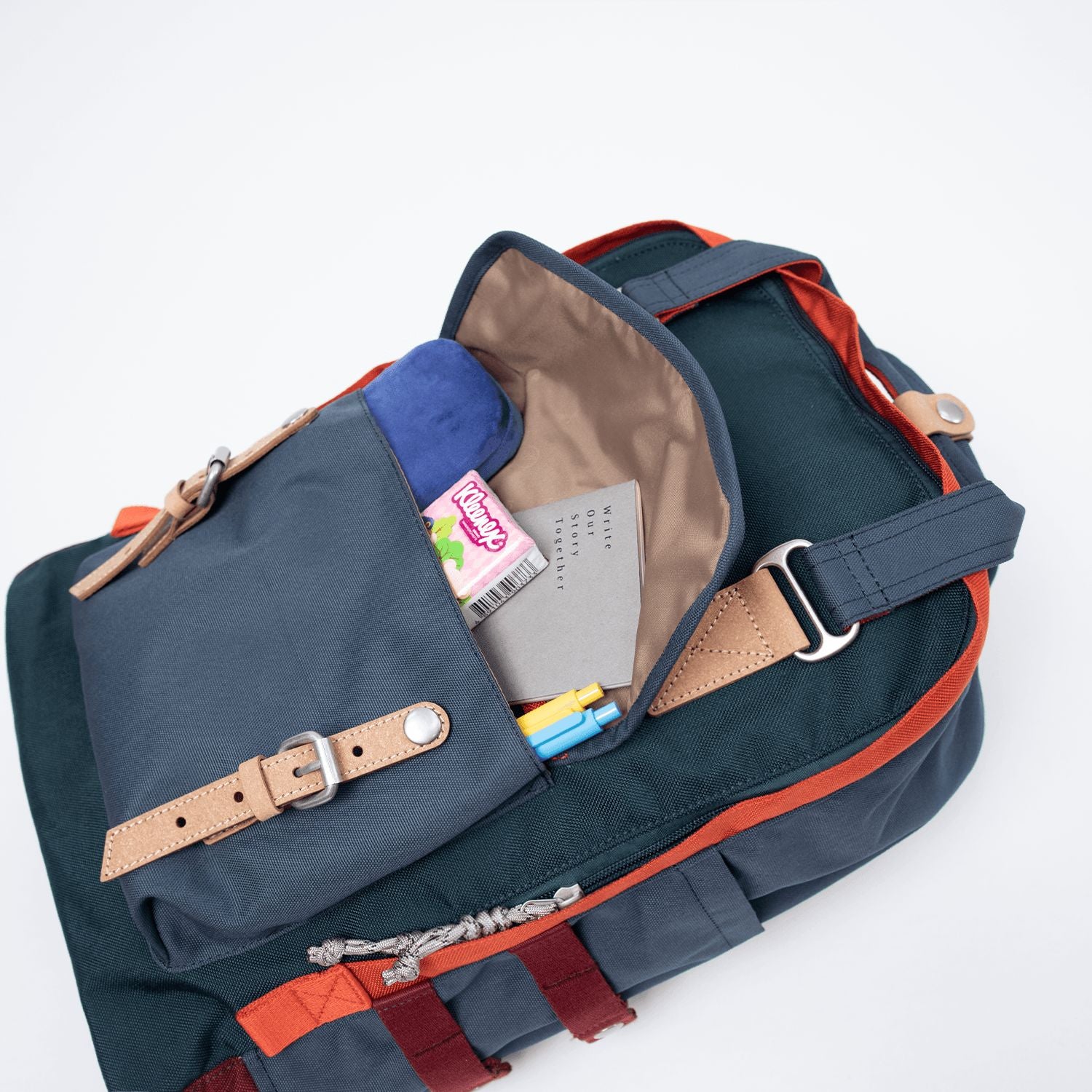 Doughnut Macaroon Large Happy Camper Series Backpack - Lake
