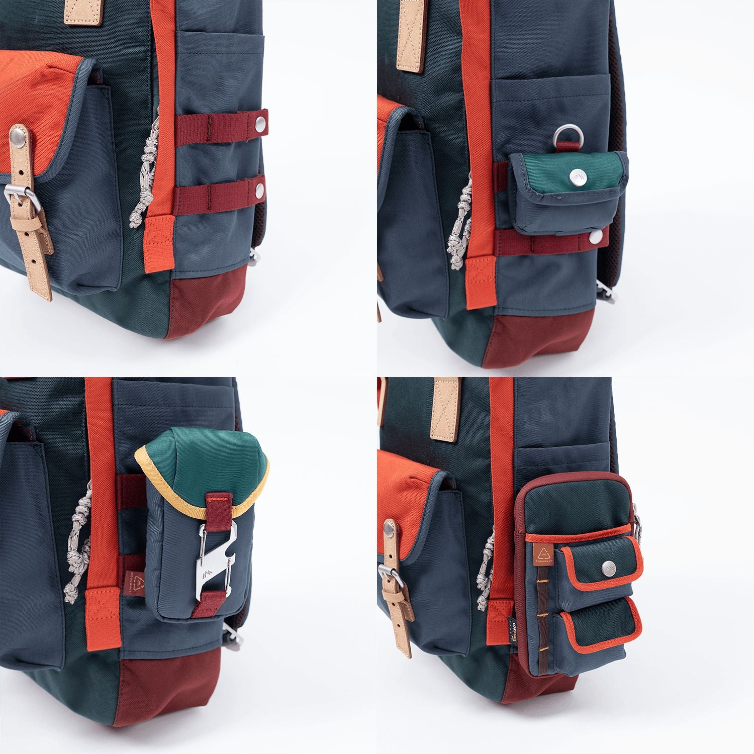 Doughnut Macaroon Large Happy Camper Series Backpack - Lake