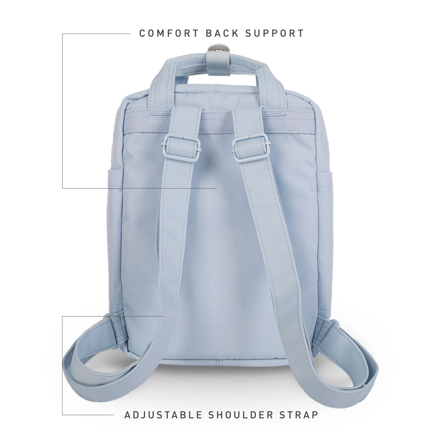 Doughnut Macaroon Mini Pastel Series - Blue Lotus