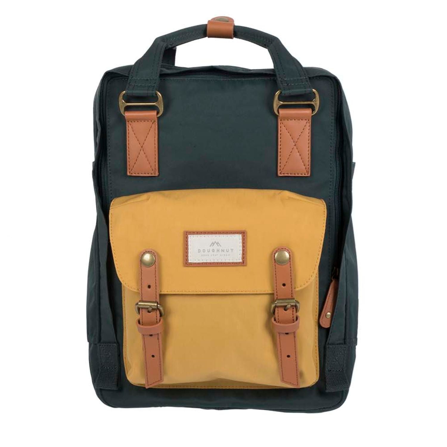 Doughnut Macaroon - Slate Green X Yellow