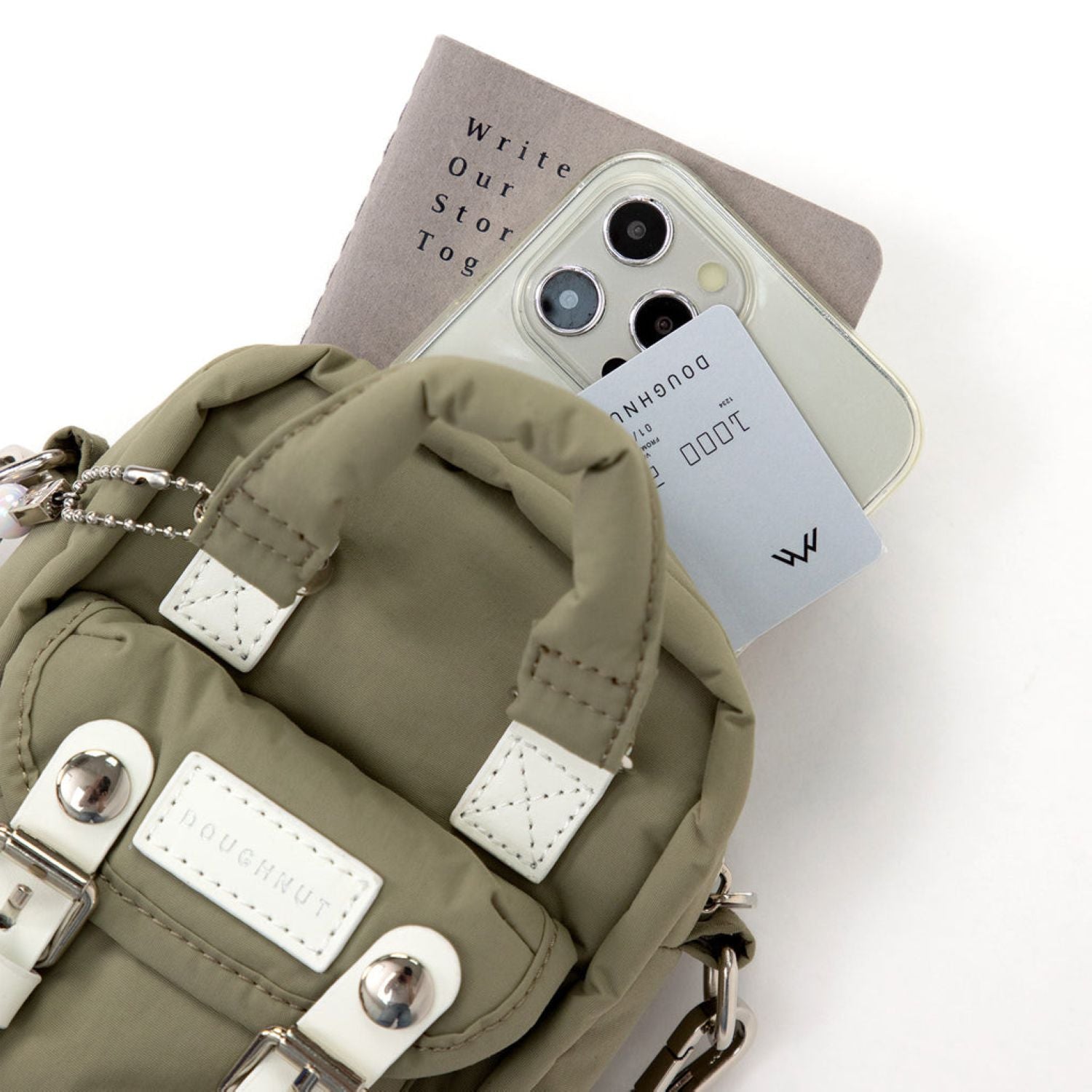 Doughnut Macaroon Tiny Beyond The Horizon Series Crossbody - Army
