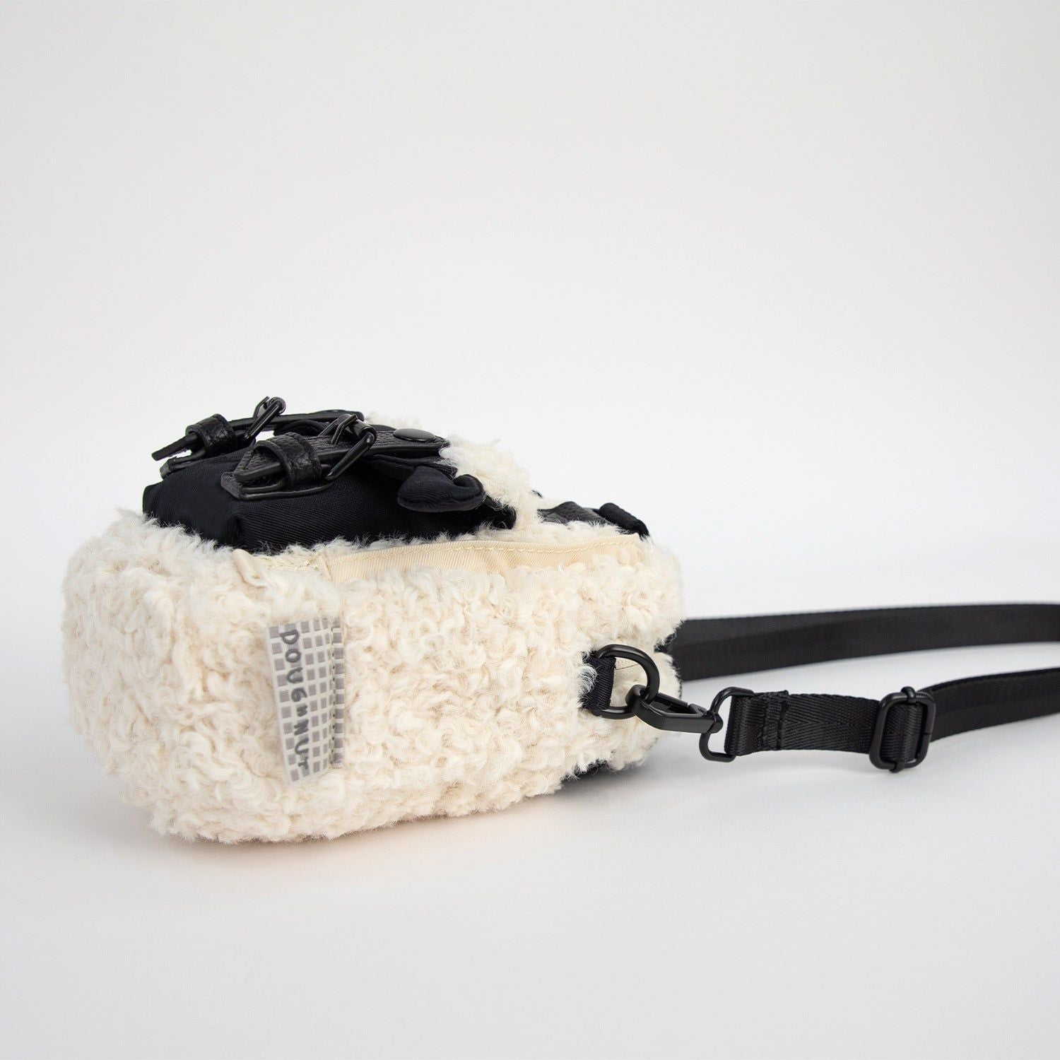 Doughnut Macaroon Tiny Crossbody Fairies And Friends Series - White X Black