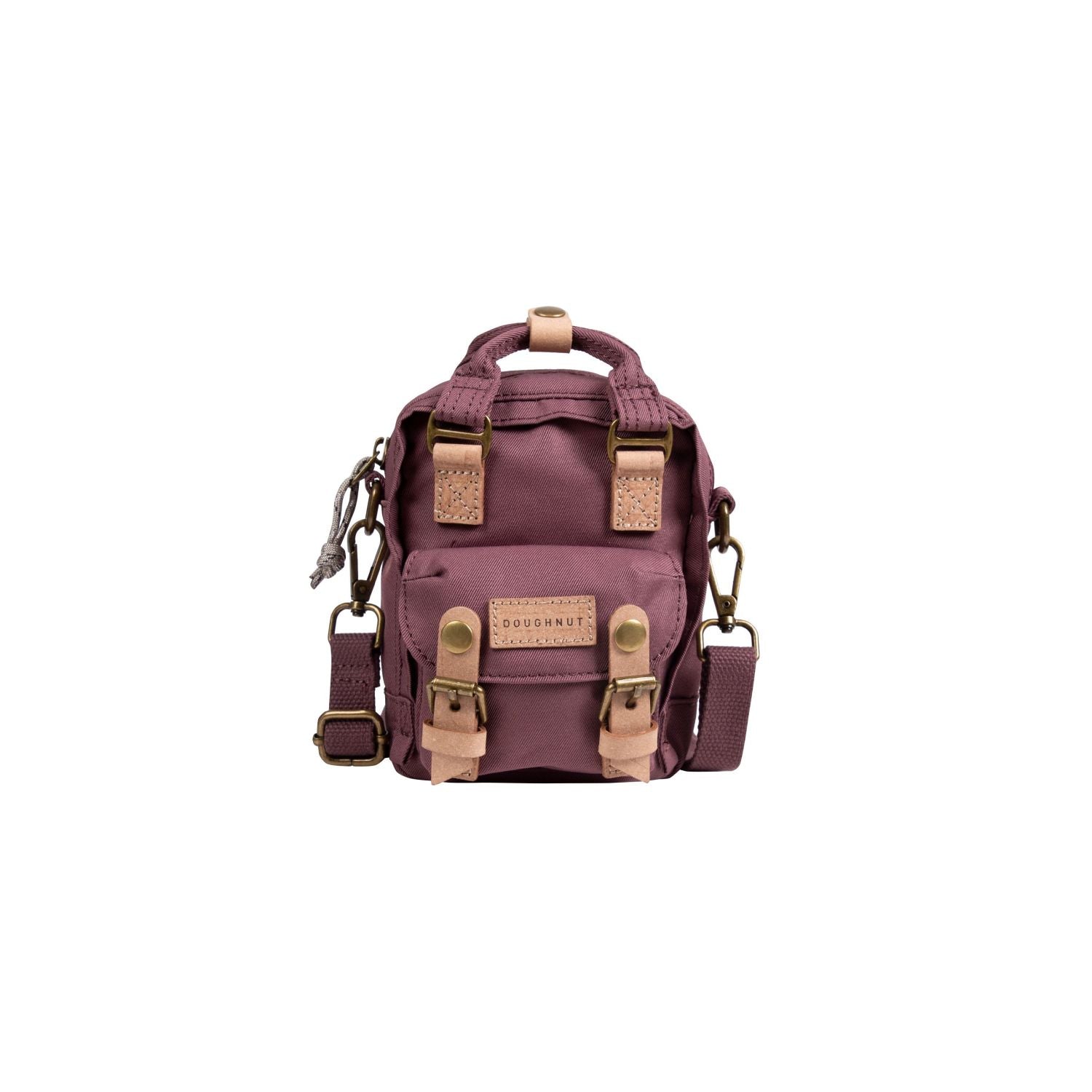 Doughnut Macaroon Tiny Reborn Series Crossbody - Plum
