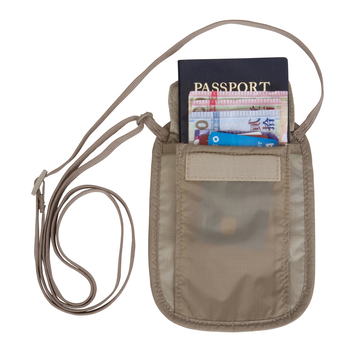 Eagle Creek RFID Blocker Neck Wallet (Tan)