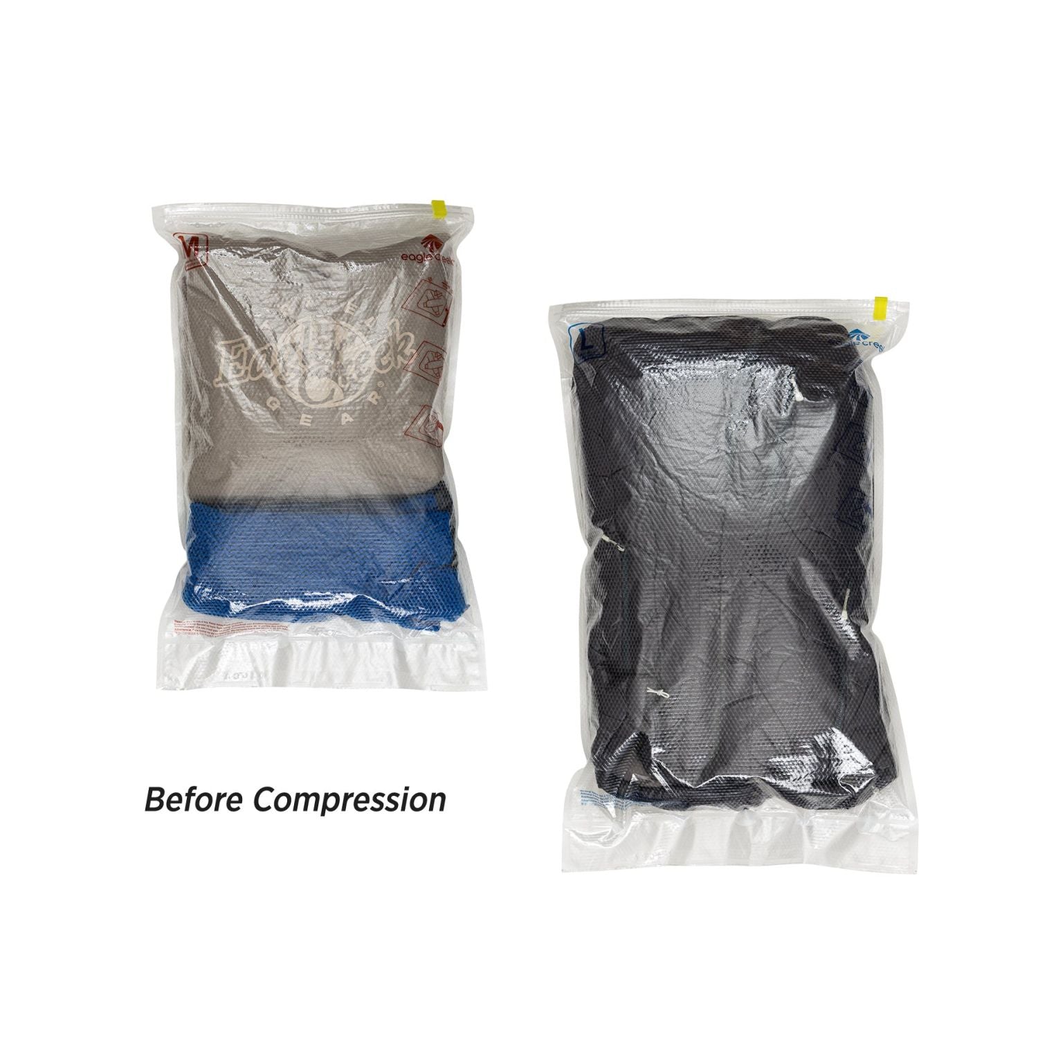 Eagle Creek Pack-It Compression Sac Set M/L (Clear)