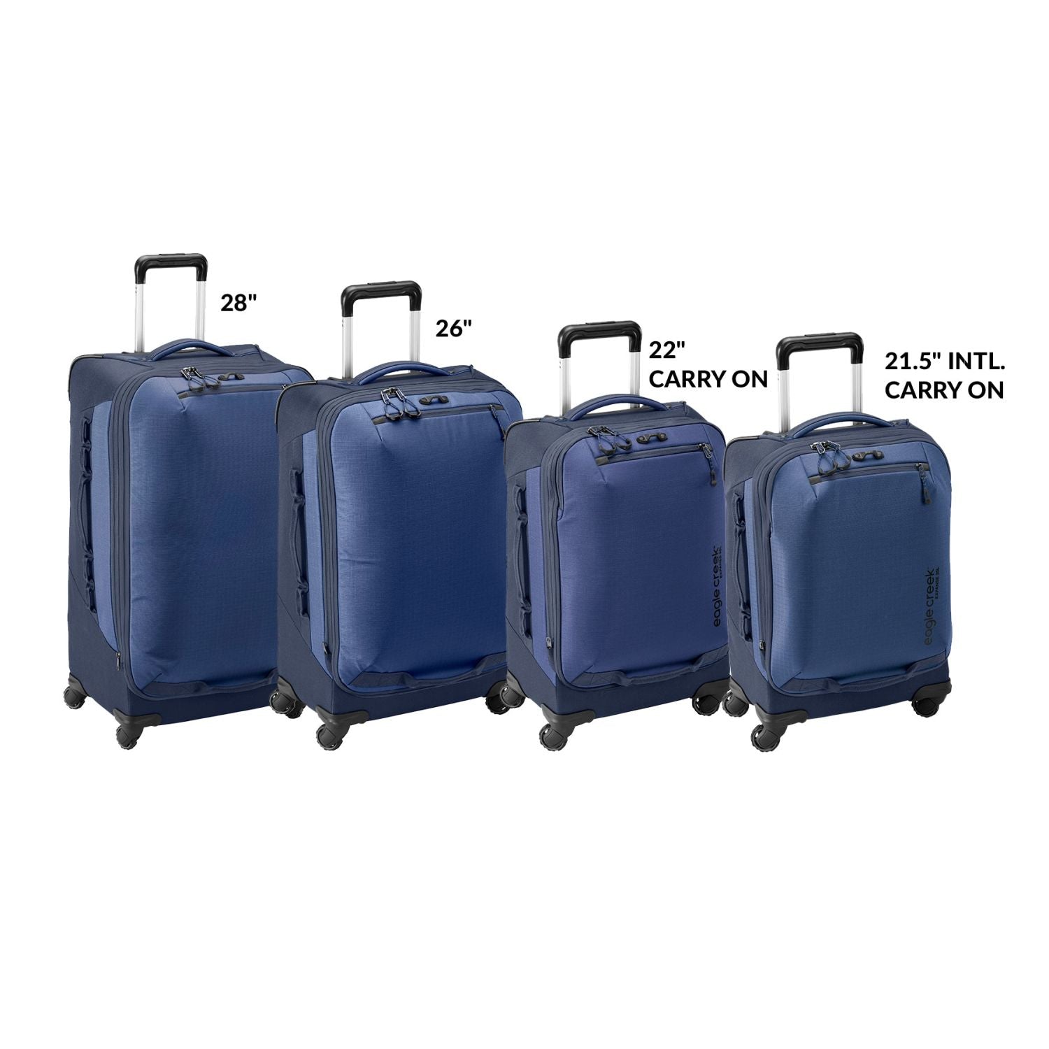 Eagle Creek Expanse 4 Wheeled International Carry On (Midnight Black)