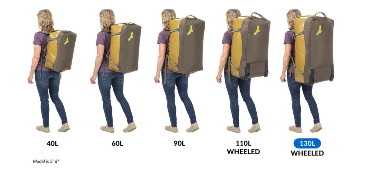 Eagle Creek Migrate Wheeled Duffel 130L (Midnight Black)