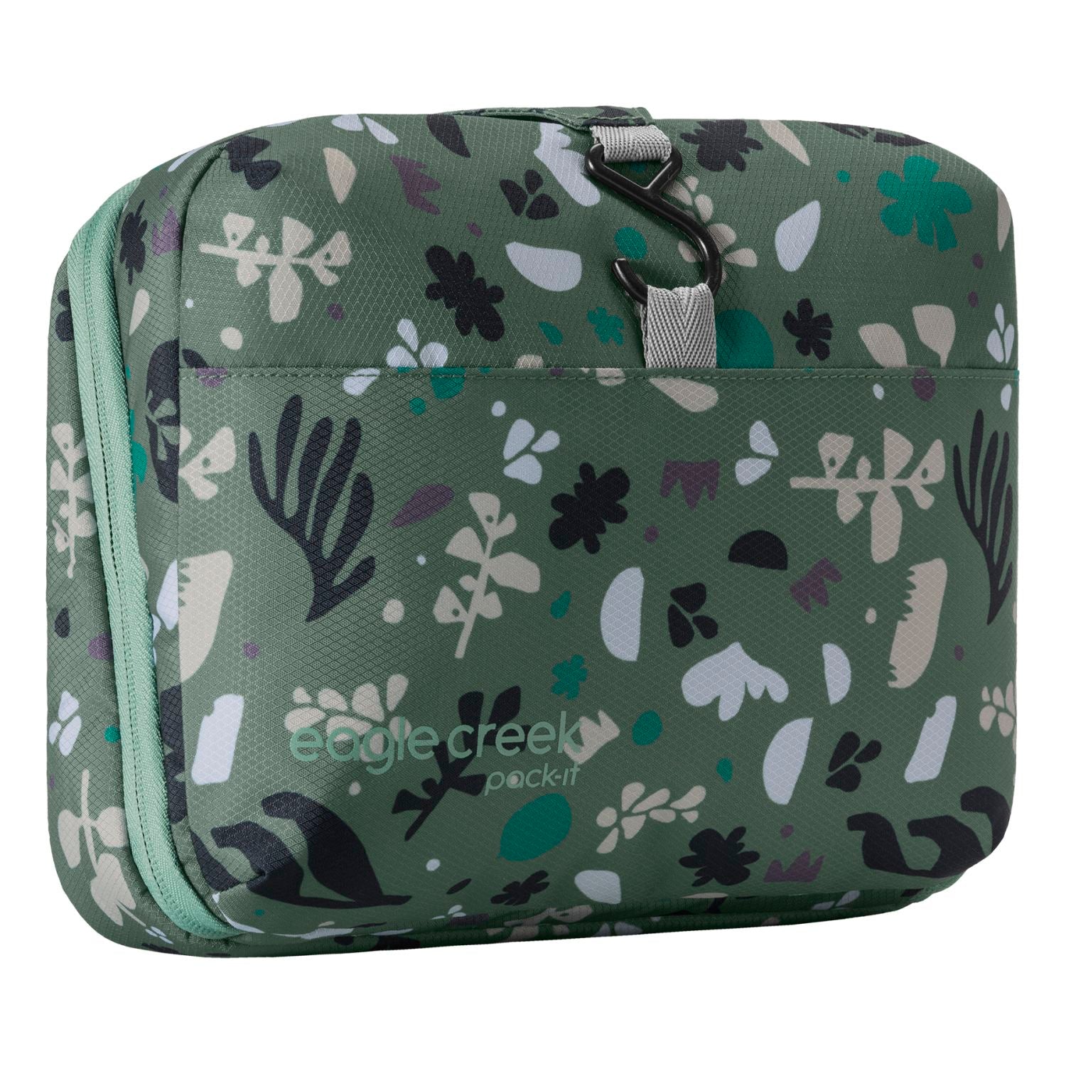 Eagle Creek Pack-It Reveal Hanging Toiletry Kit V2 (Roots And Shoots: Duck Green)