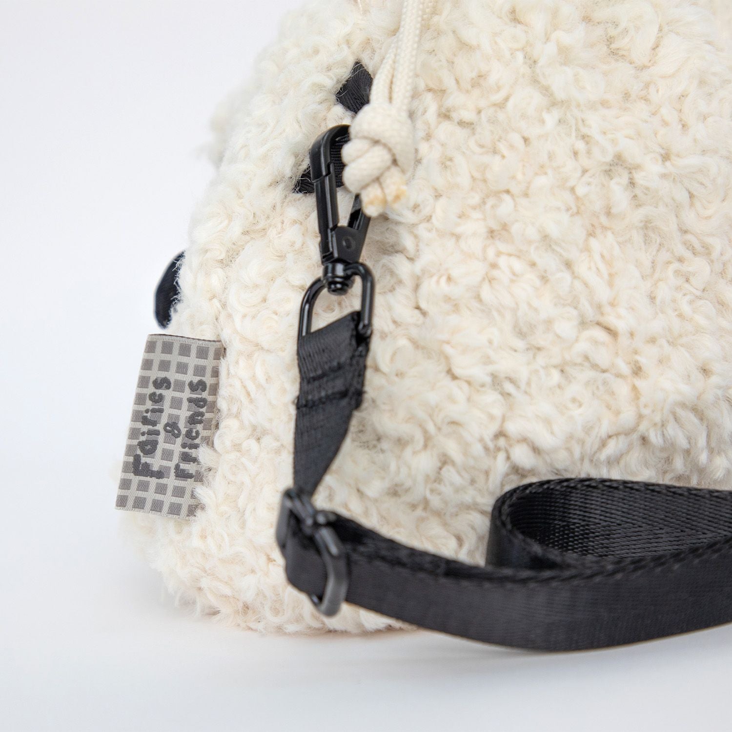 Doughnut Bah Fairies & Friends Series Crossbody Bag - White X Black