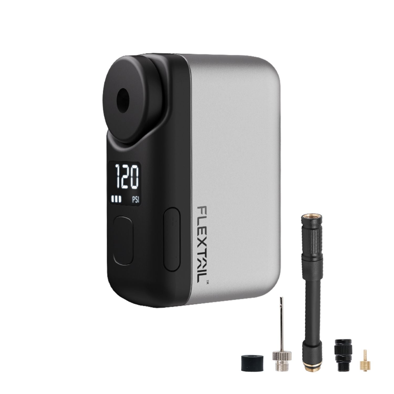 Flextail Tiny Pump Pro-120 PSI High Pressure With Led Display - Dark Grey