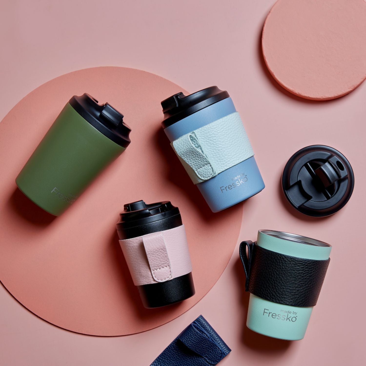 Made By Fressko Camino 12oz / Grande 16oz Cup Sleeve - Navy