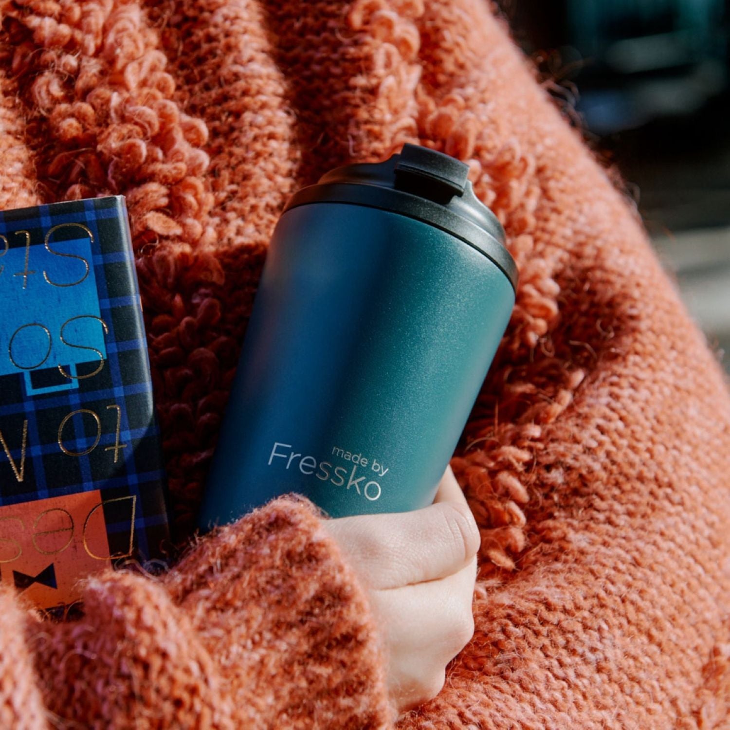 Made By Fressko Camino 12oz Insulated Ceramic Cup - Emerald