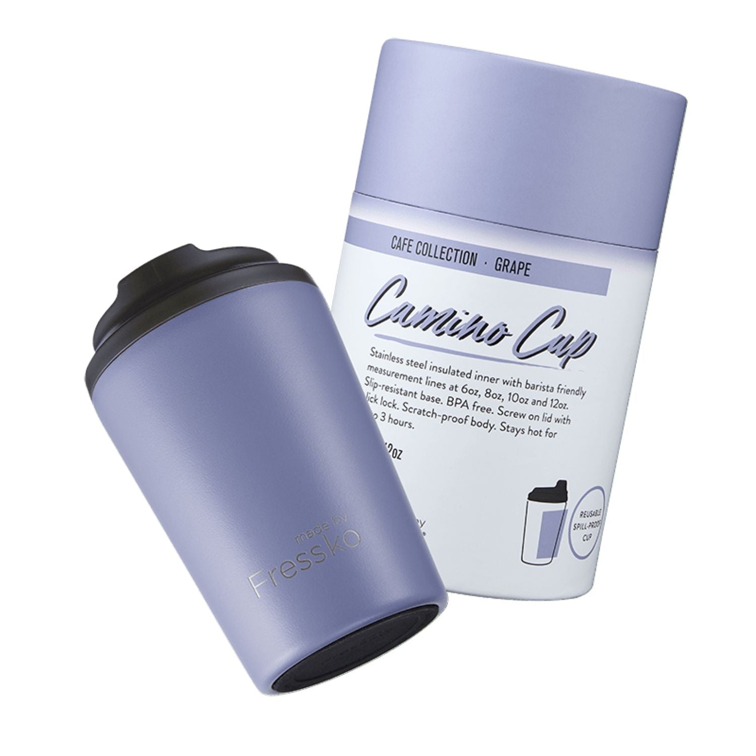 Made By Fressko Camino 12oz Insulated Stainless Steel Cup - Grape