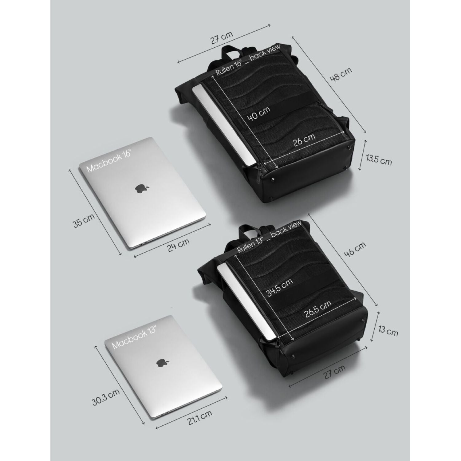 Gaston Luga Rullen Backpack 13'' - Black