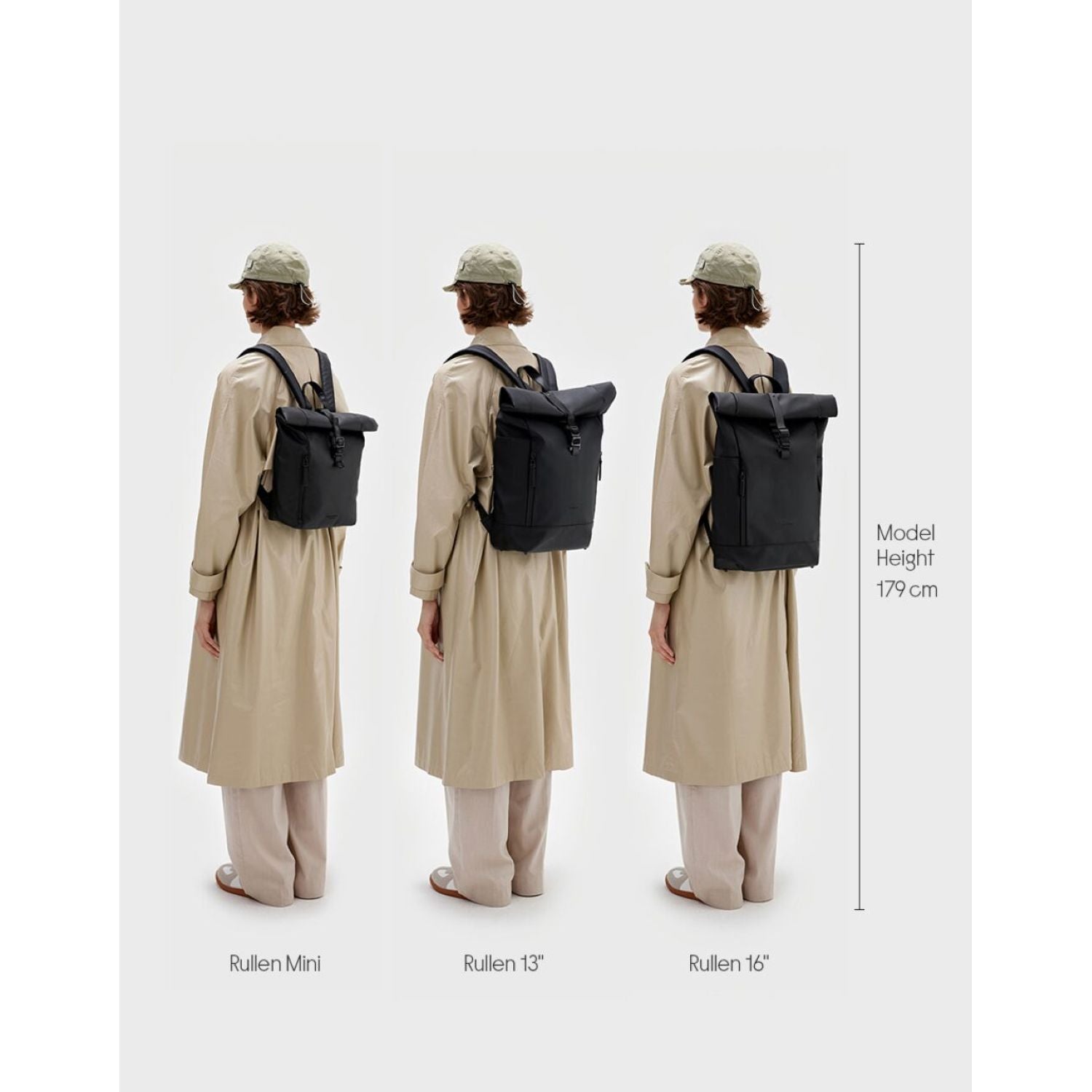 Gaston Luga Rullen Backpack 13'' - Olive