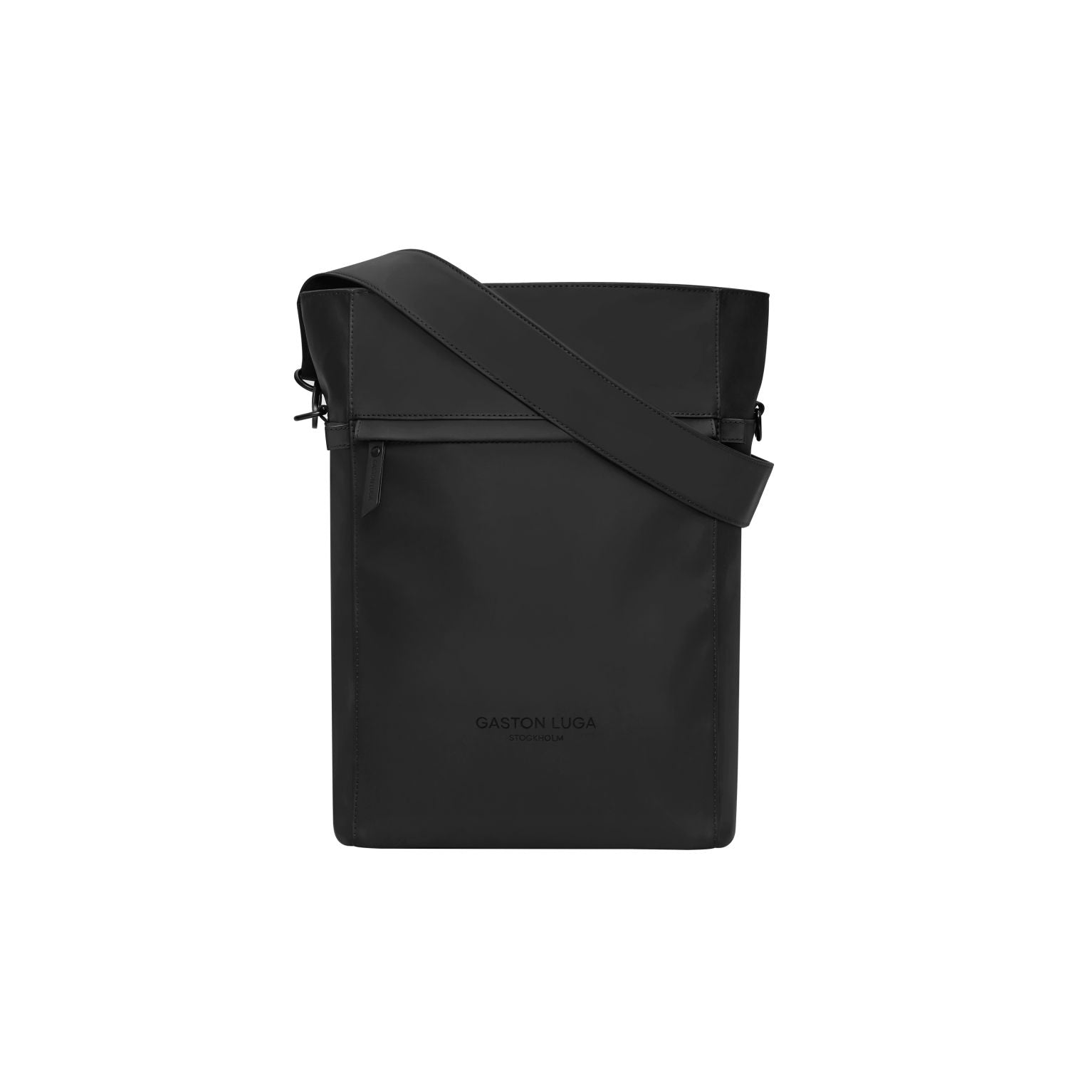 Gaston Luga Tate 2 Way Backpack/Shoulder Bag - Black