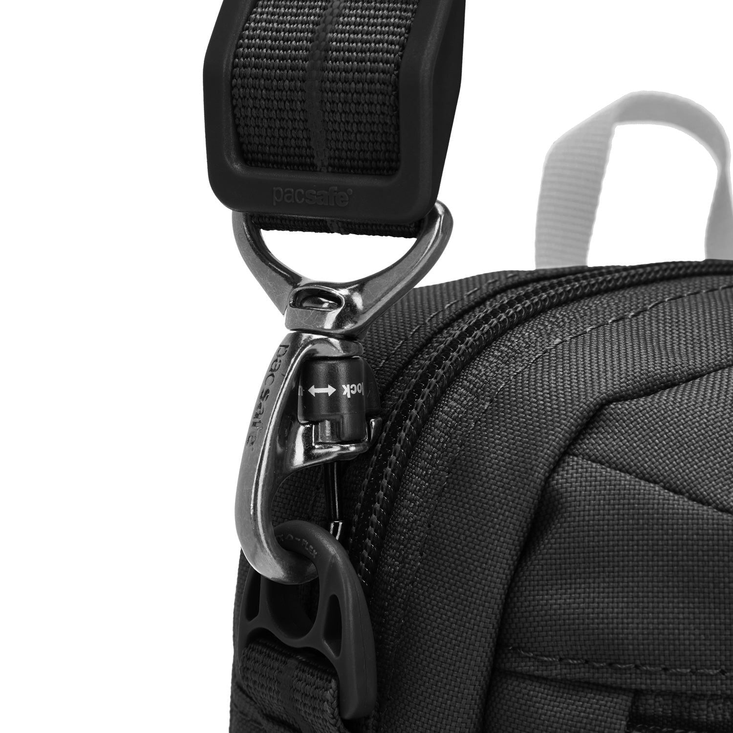 Pacsafe Go Anti-Theft Festival Crossbody Bag (Jet Black)