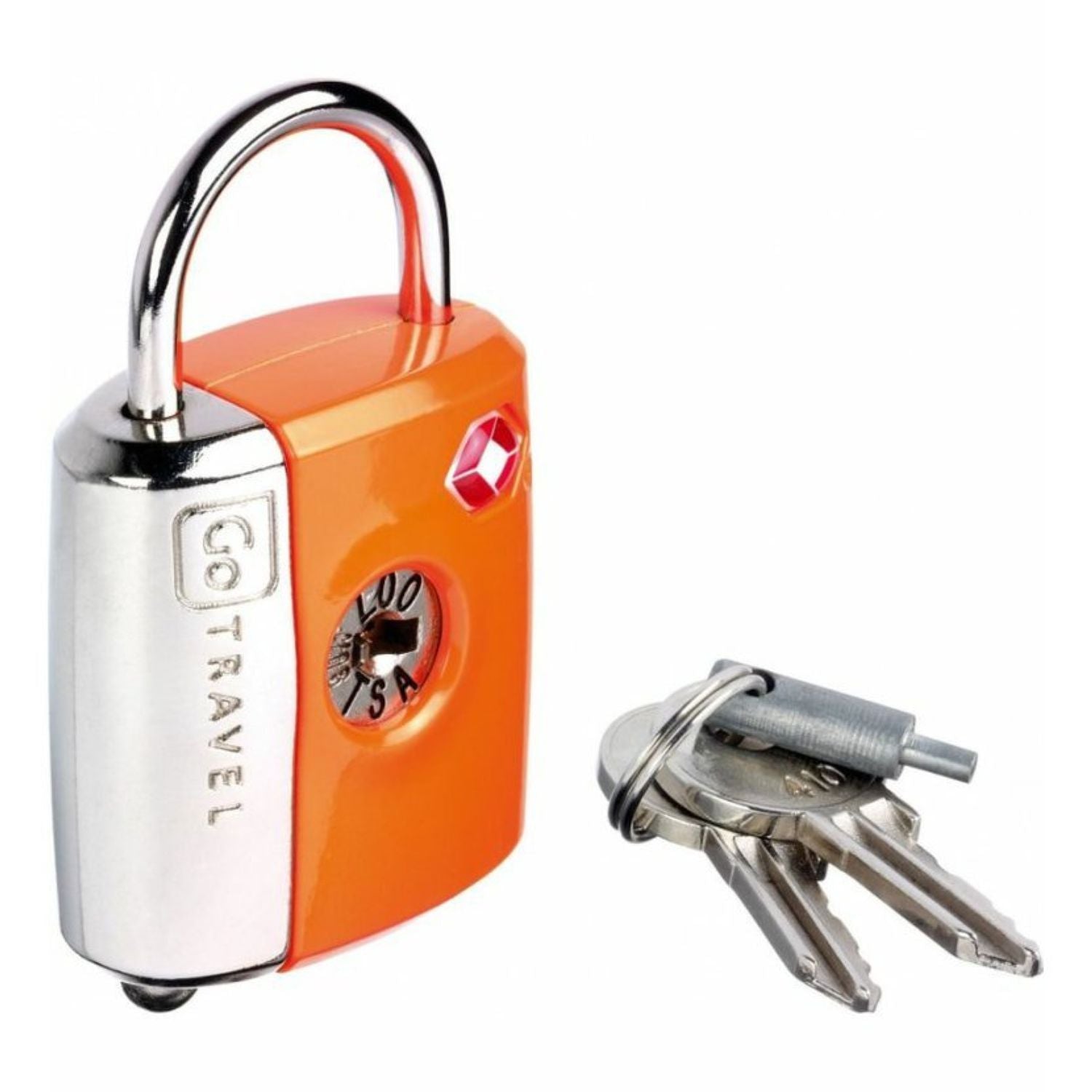 Go Travel Travel Sentry Approved Dual Key/Combi Padlock (Orange)