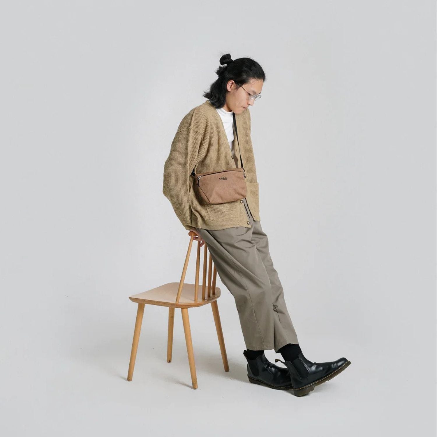 Hellolulu Cana Compact Utility Bag Recycled (Teak Brown)