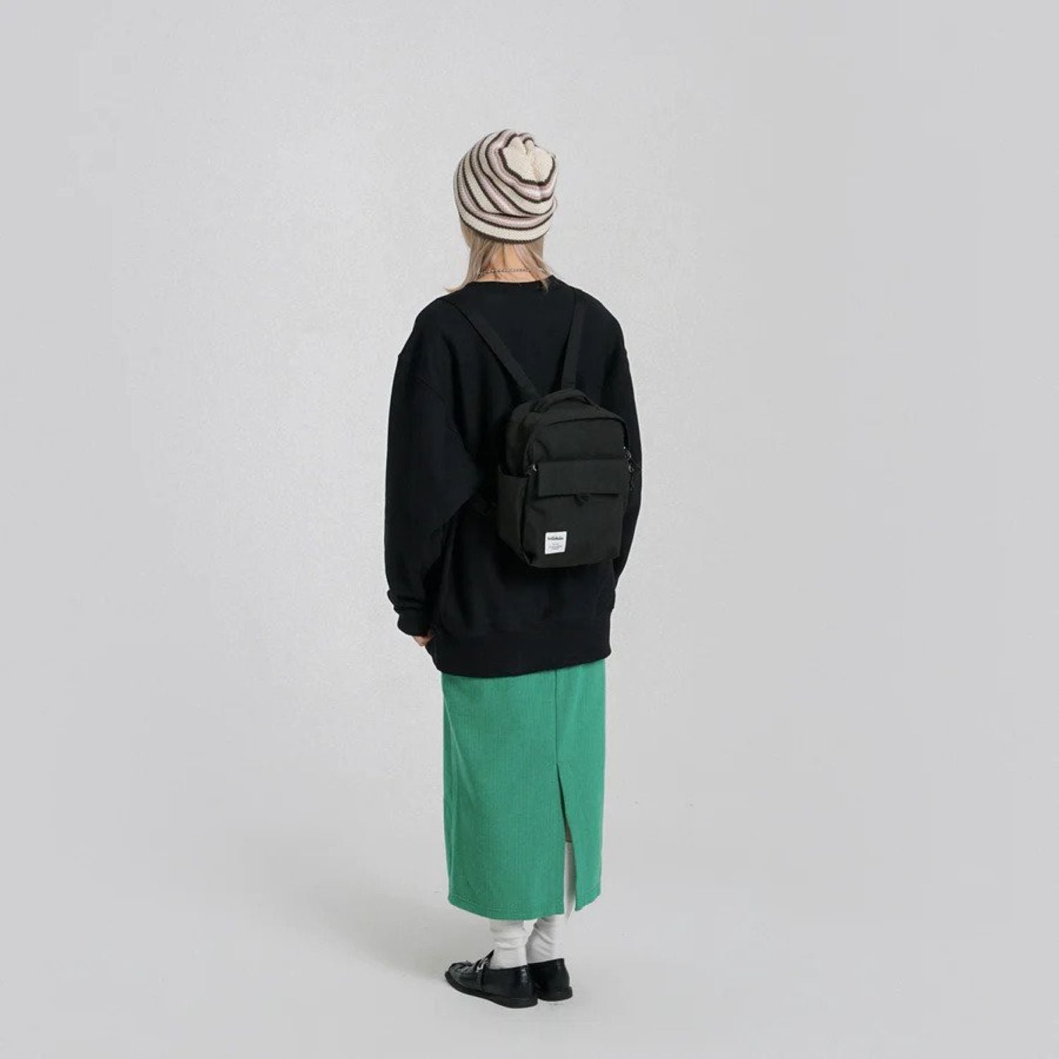 Hellolulu Carter Jr. Mini Daypack Recycled (Flat Black)