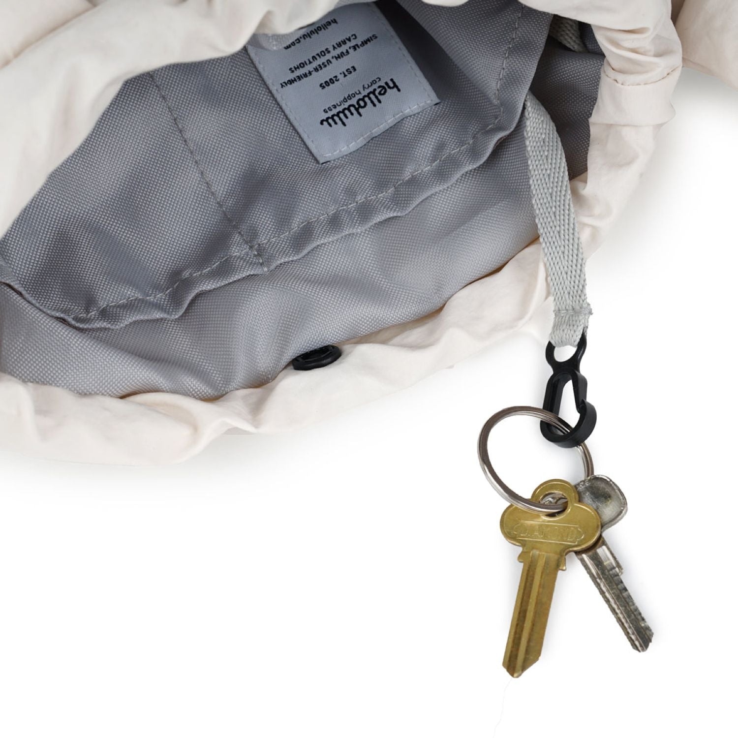 Hellolulu Clio 2 Sided Shoulder Bag S (Ivory White)