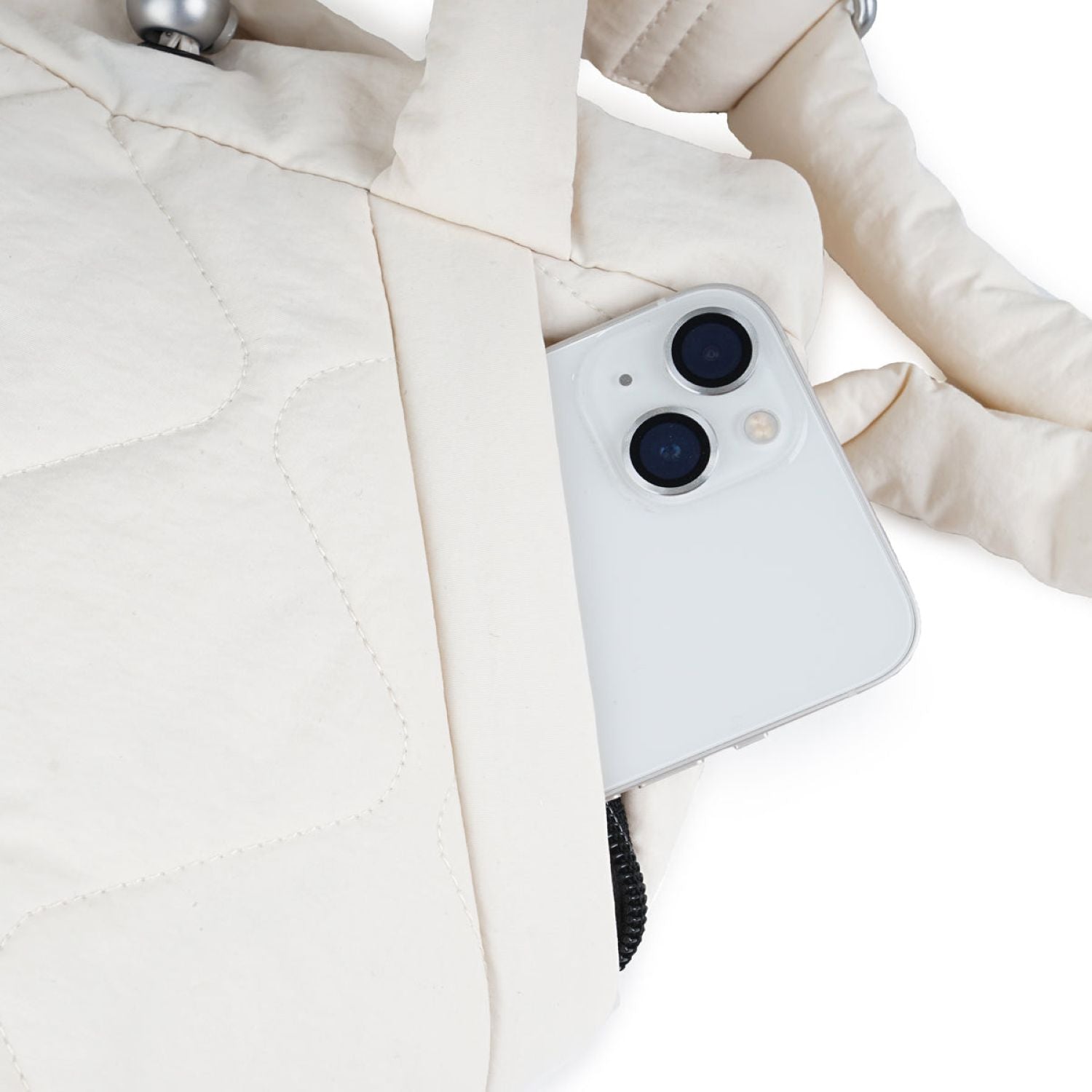 Hellolulu Clio 2 Sided Shoulder Bag S (Ivory White)