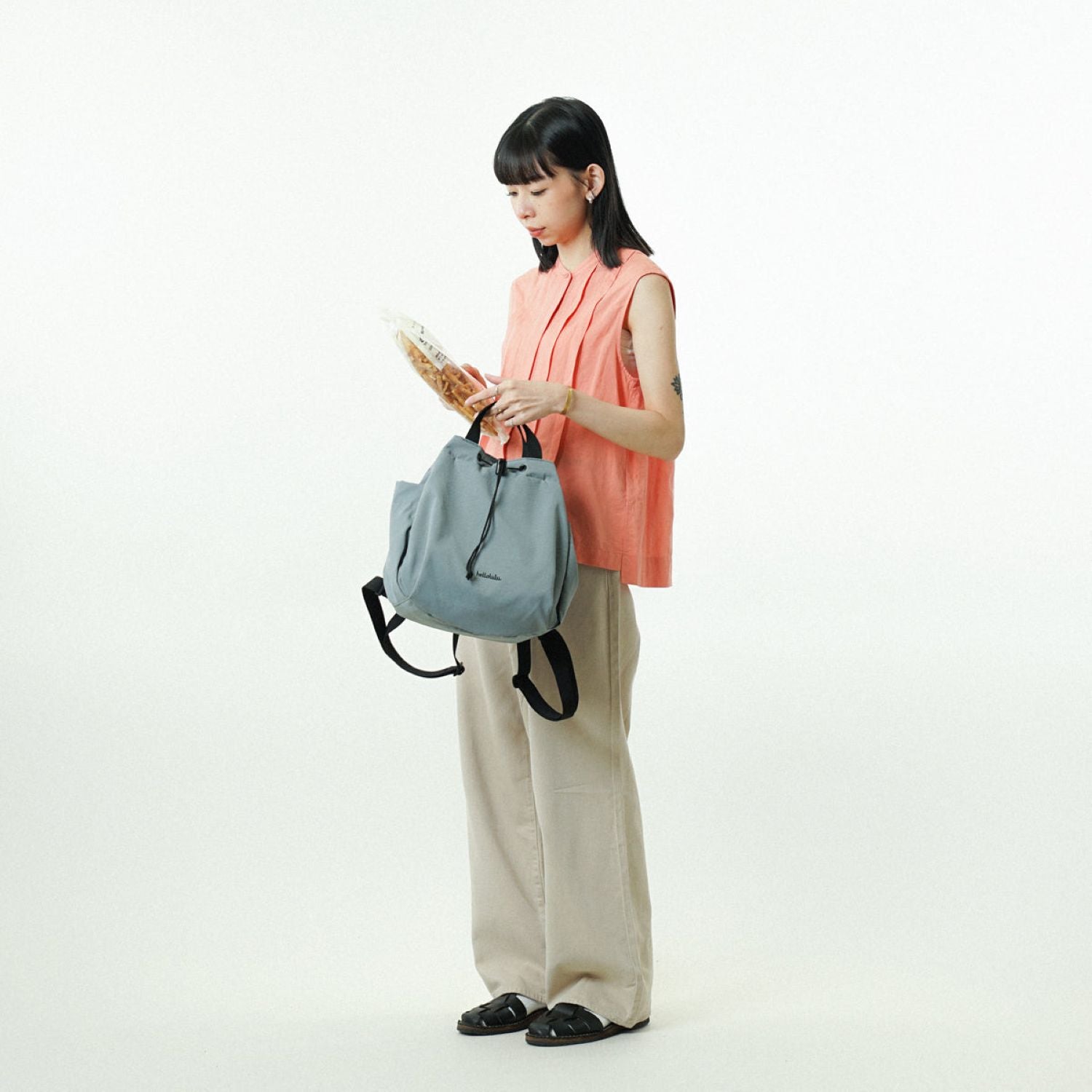 Hellolulu Emma Mini Everyday Totepack Recycled (Pale Teal)