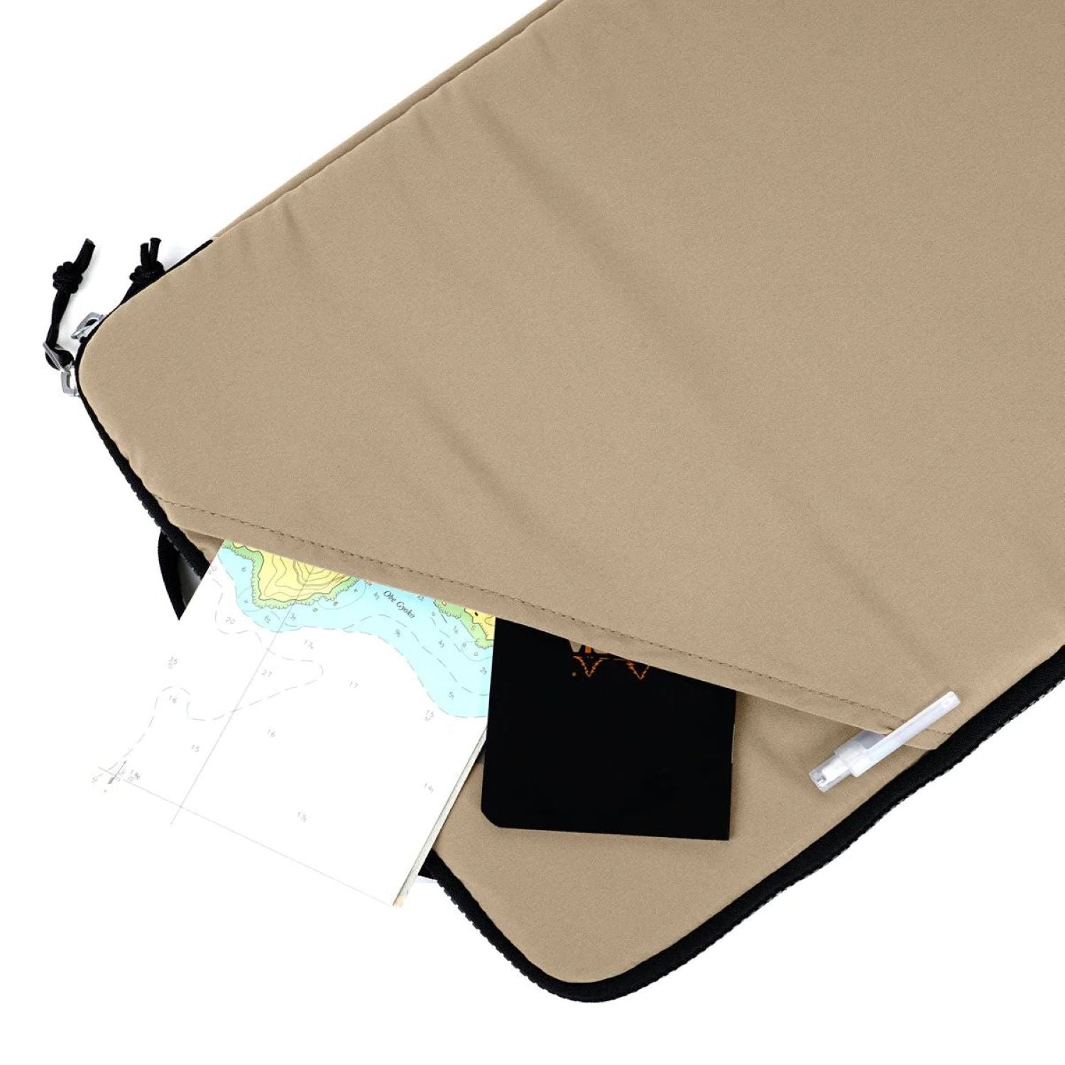 Hellolulu Erle 3-Way Laptop Sleeve Case 13" Recycled (Pastel Khaki)