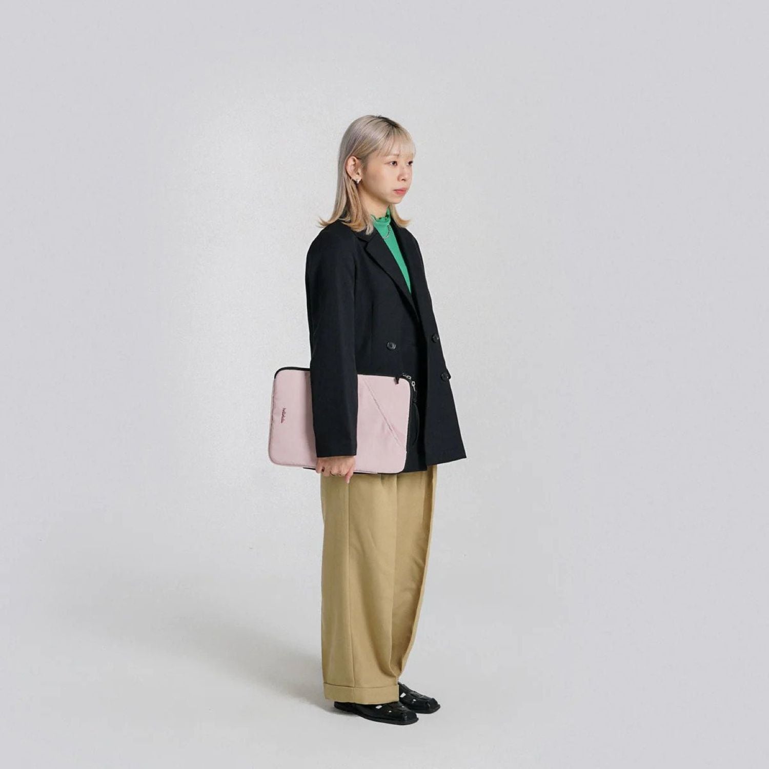 Hellolulu Erle 3-Way Laptop Sleeve Case 13" Recycled (Soft Pink)