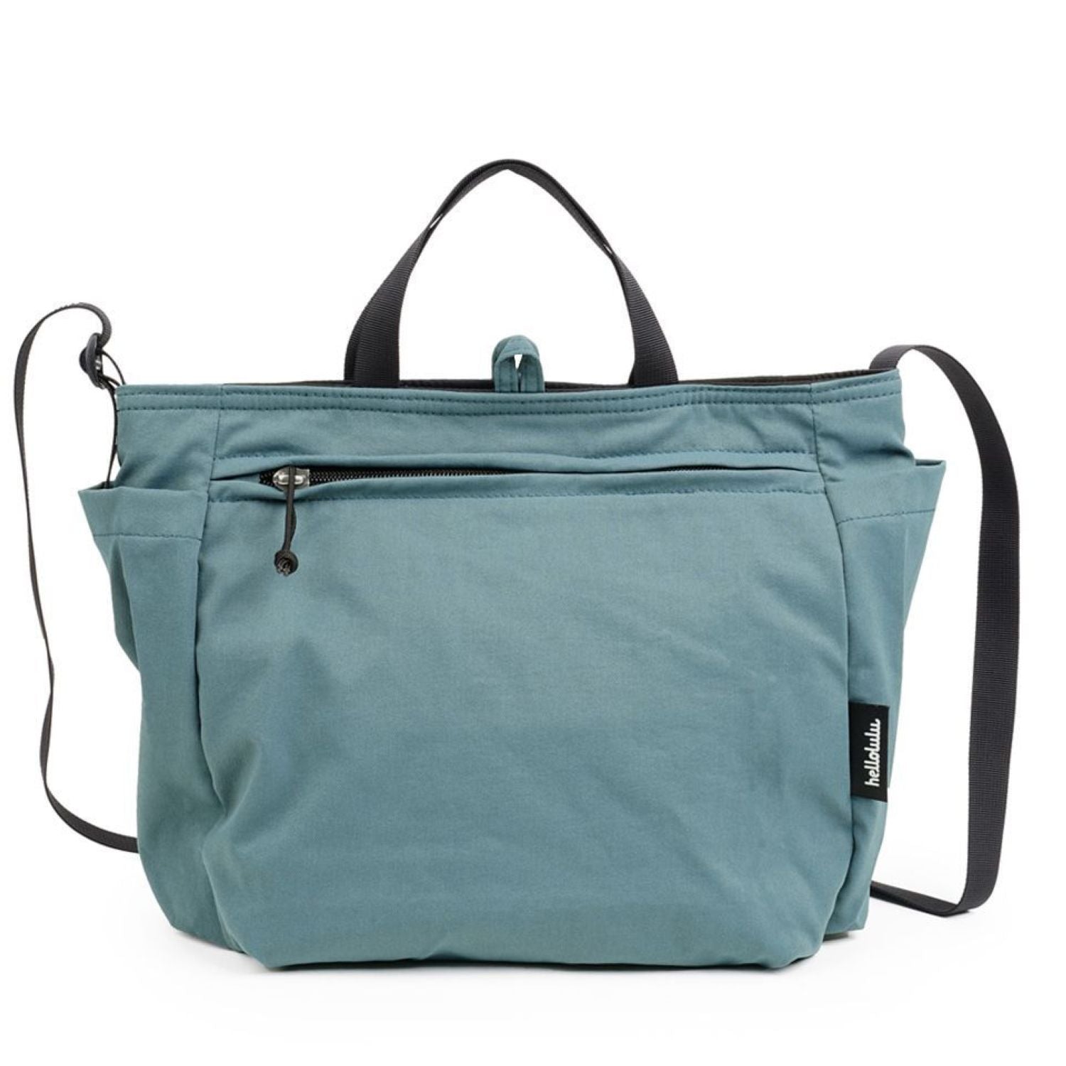 Hellolulu Jolie Double Sided 2 Way Shoulder Bag Eco Edition (Ultra Black/Shaded Spruce)