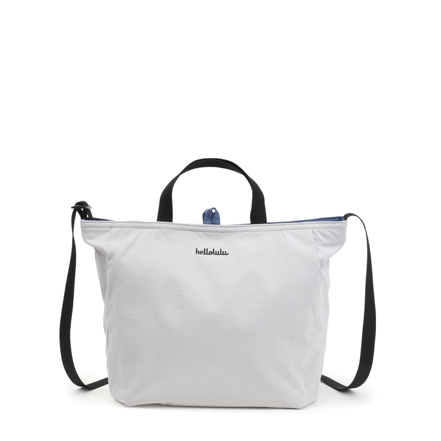 Hellolulu Jolie Double Sided 2 Way Shoulder Bag Recycled (Cloudy Gray/Classic Blue)