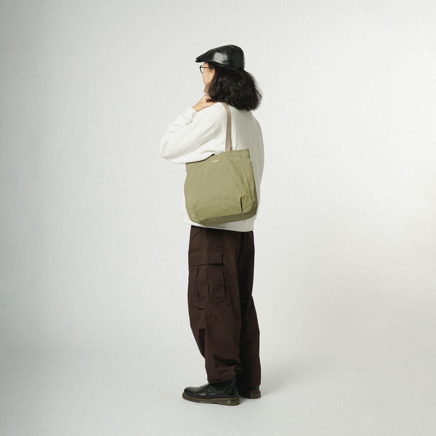 Hellolulu Jonna Double Sided Versatile Tote Recycled (Bright Olive/Linen)