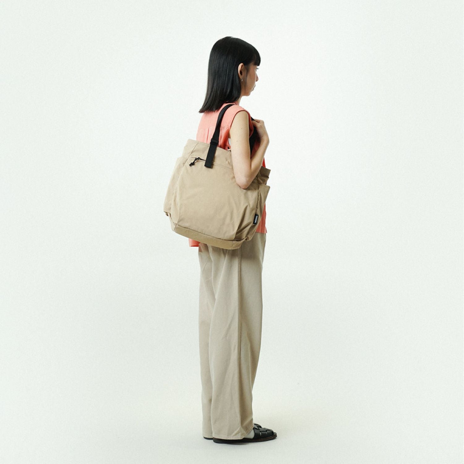 Hellolulu Jonna Double Sided Versatile Tote Recycled (Pale Teal/Clay Khaki)