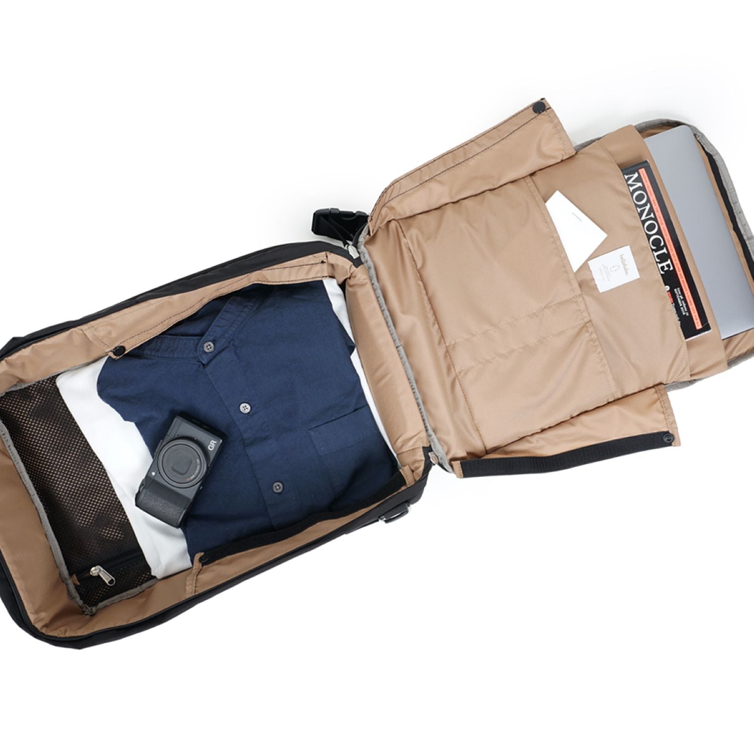 Hellolulu Kell 3-Way Briefpack Recycled (Off Black)