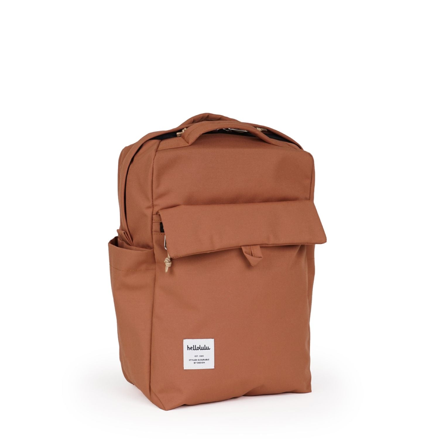 Hellolulu Mini Carter Backpack Recycled (Russet Brown)
