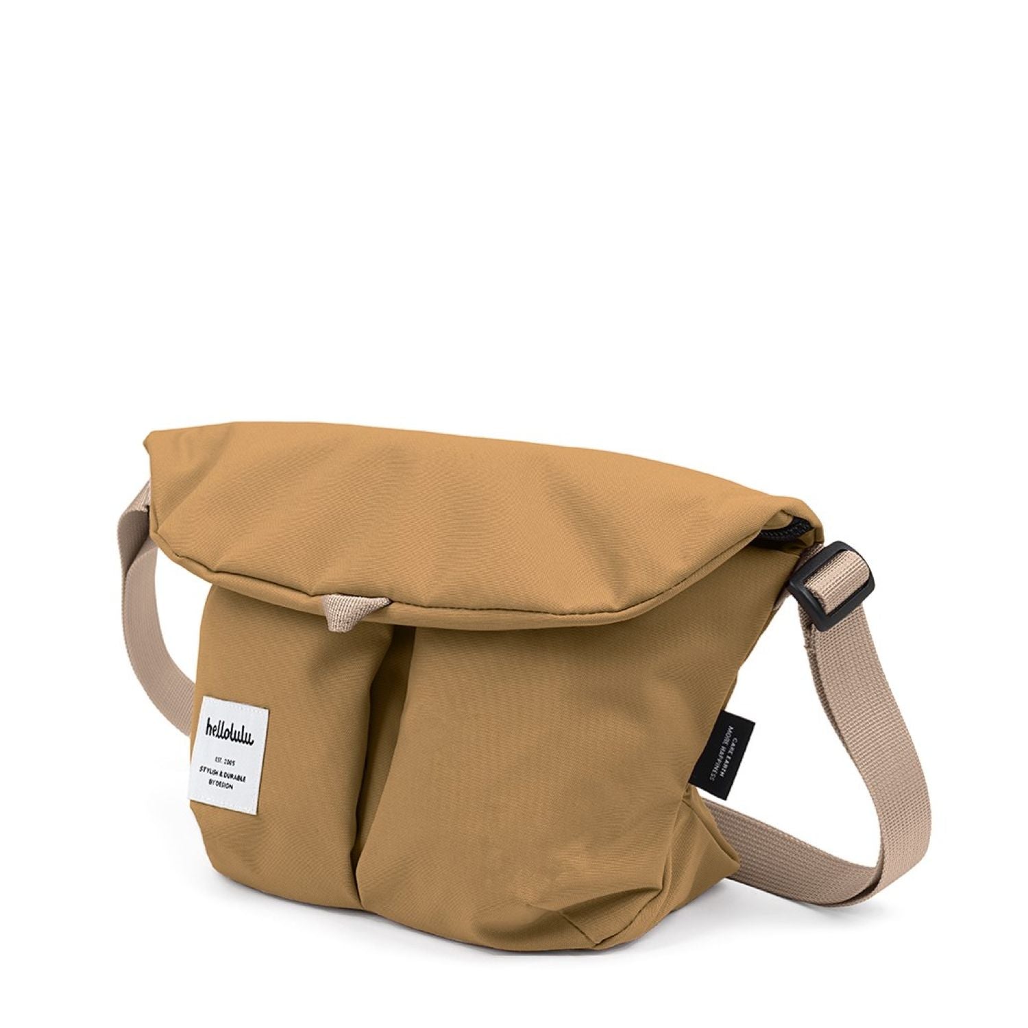 Hellolulu Mini Kasen Shoulder Bag Recycled (Wood Brown)
