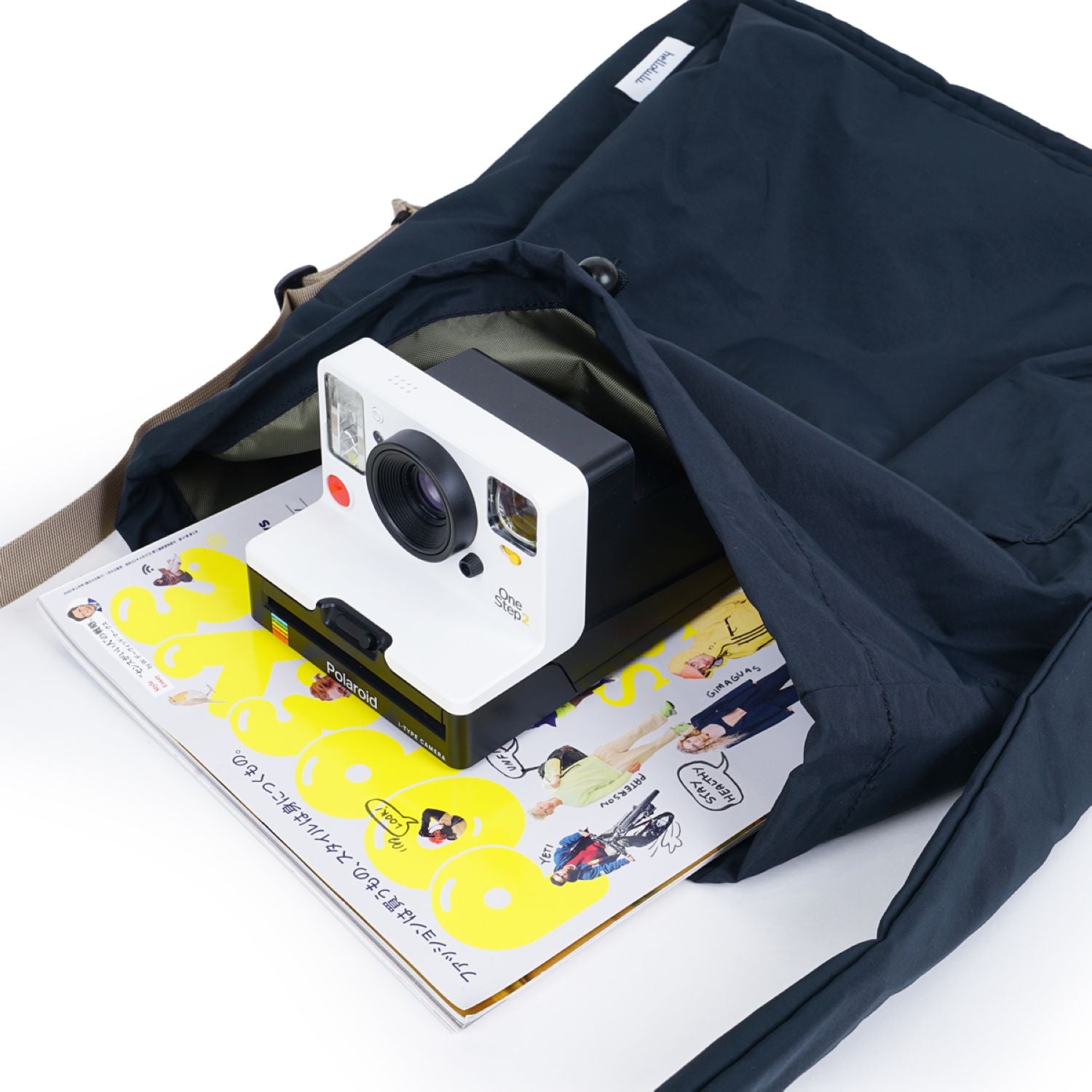 Hellolulu Nick 2 Way Drawstring Shoulder Bag (Prussian Blue)