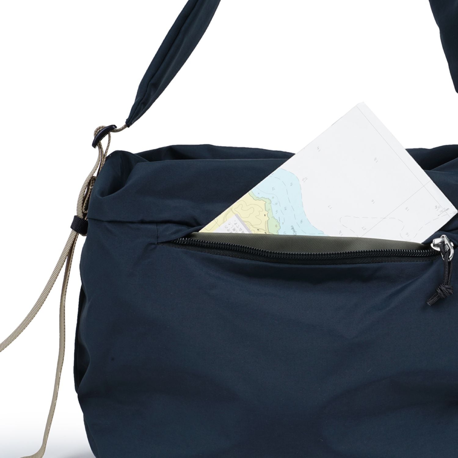 Hellolulu Nick 2 Way Drawstring Shoulder Bag (Prussian Blue)