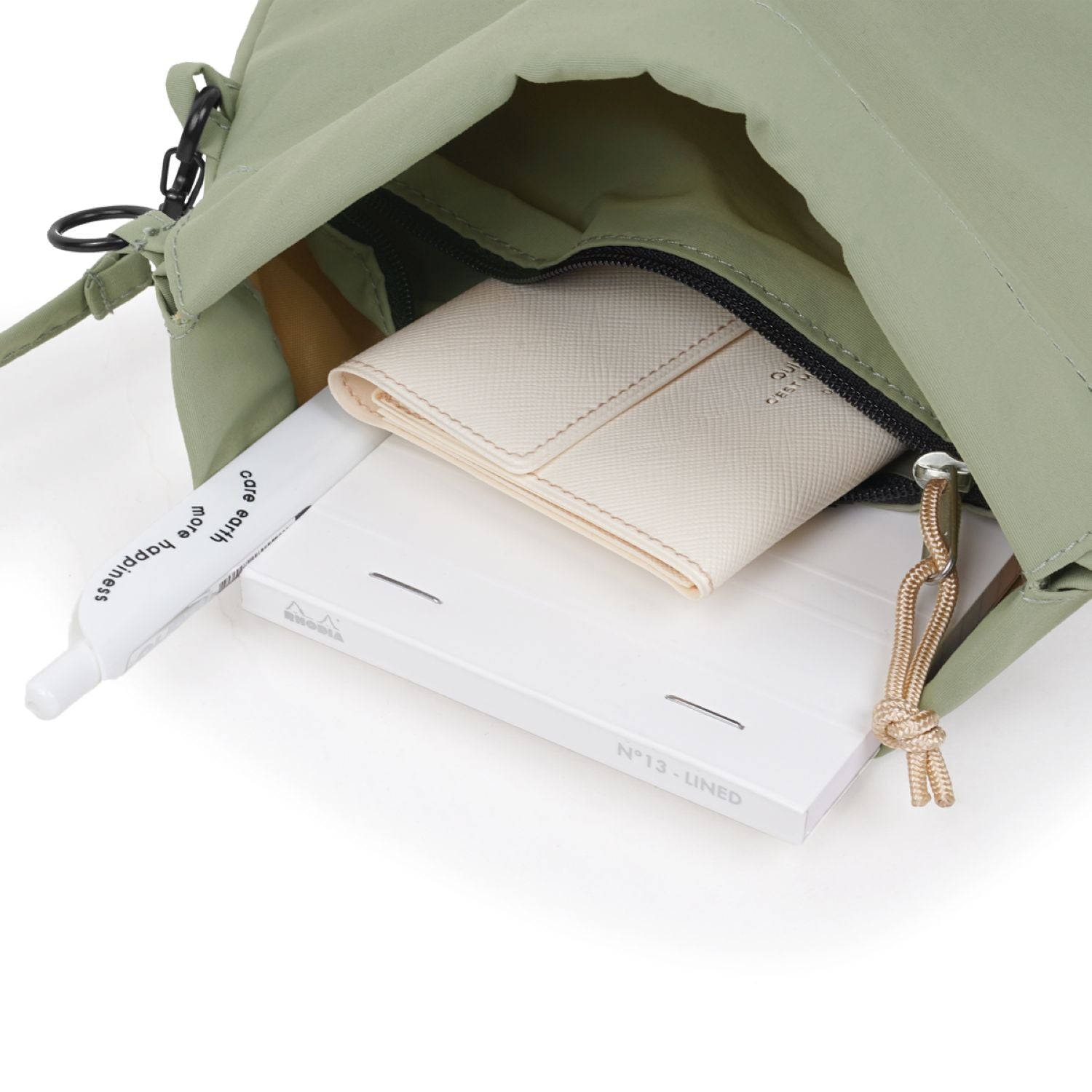 Hellolulu Nolly 2 Way Oval Sling M (Fog Green)